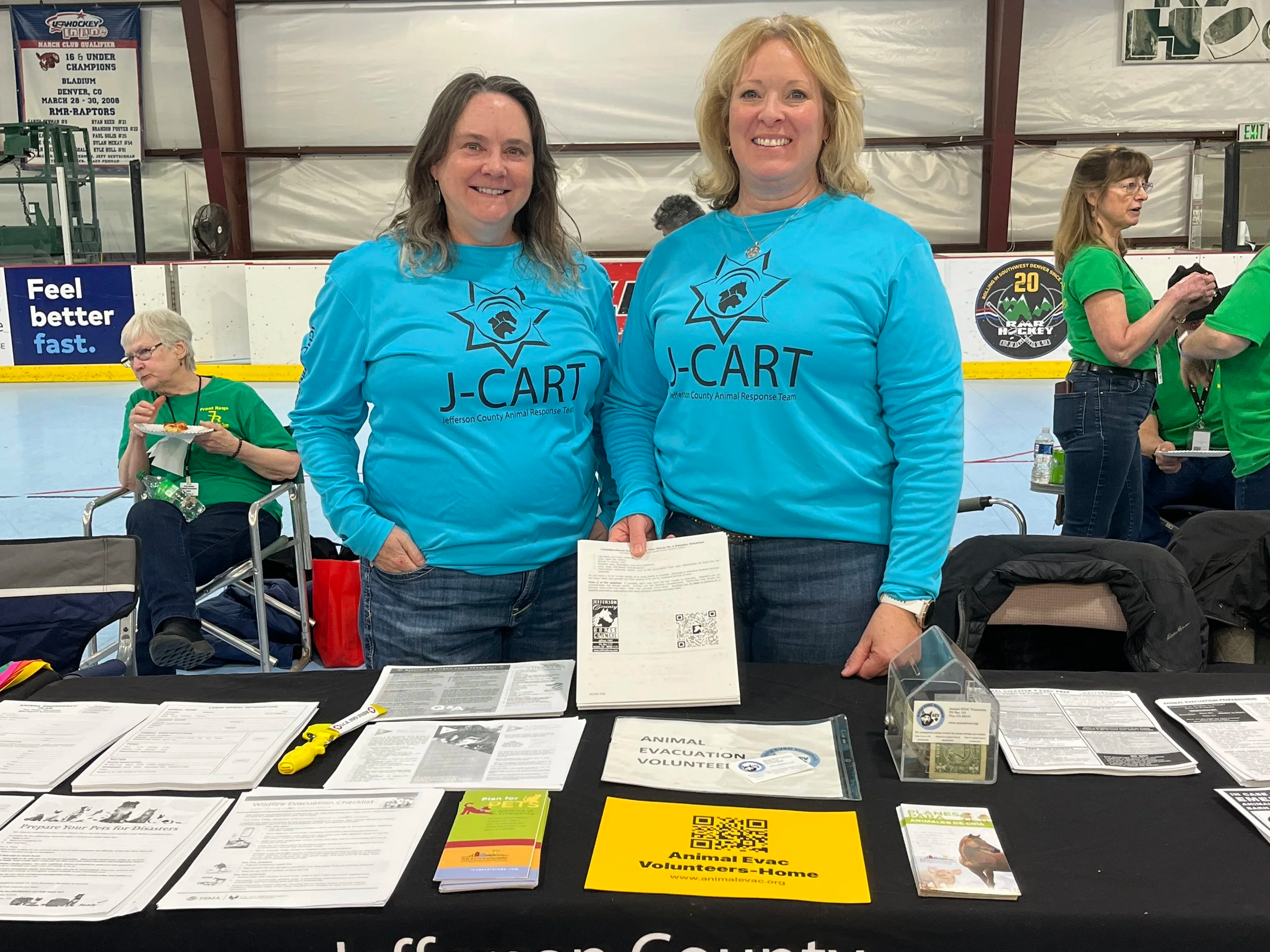 JCHC Volunteers partnering with Jeffco Animal Control at the Xcel Energy Fire Prevention Event - March, 2025