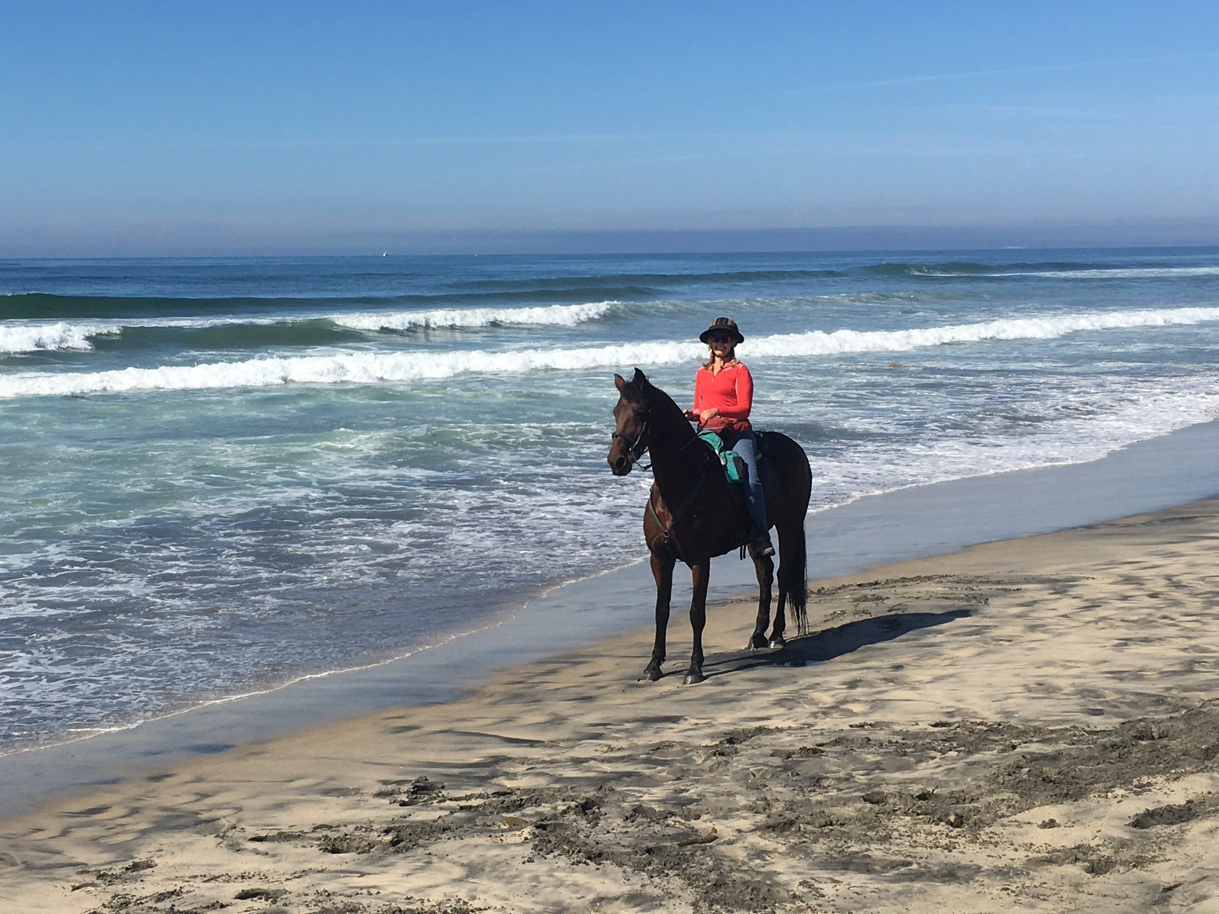 Lydia and Sophie on the Border Beach