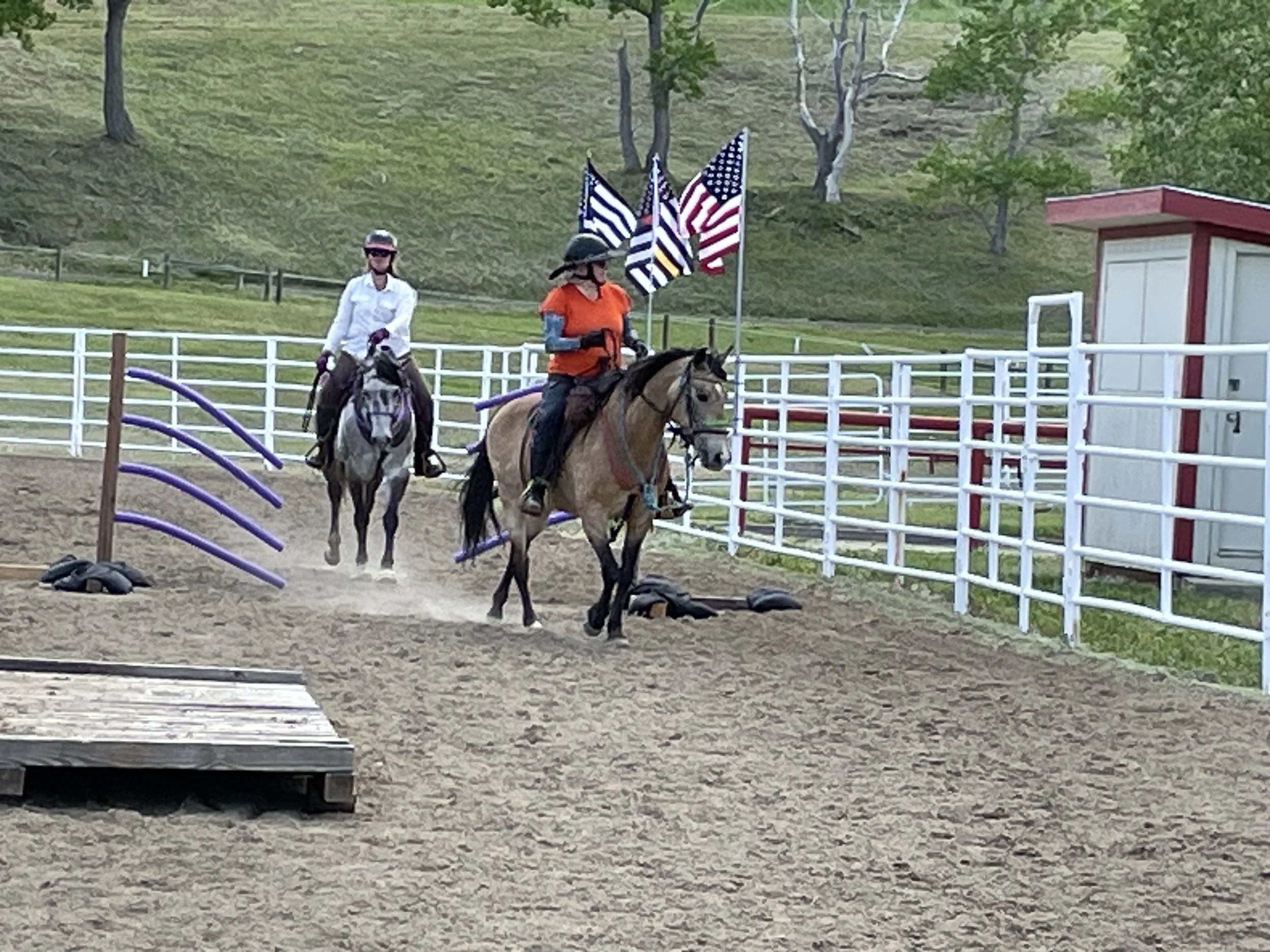 Riders Navigate Obstacles at JCHC's First Trail Clinic held in June of 2025