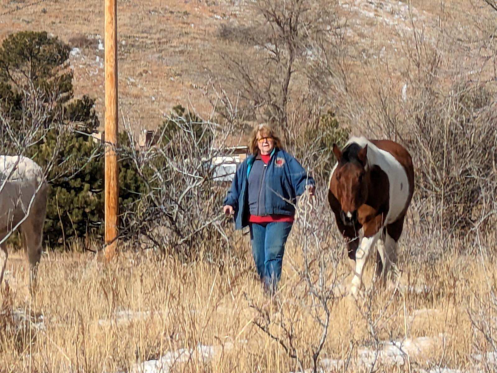 Fran Evers with Gambler - February, 2024