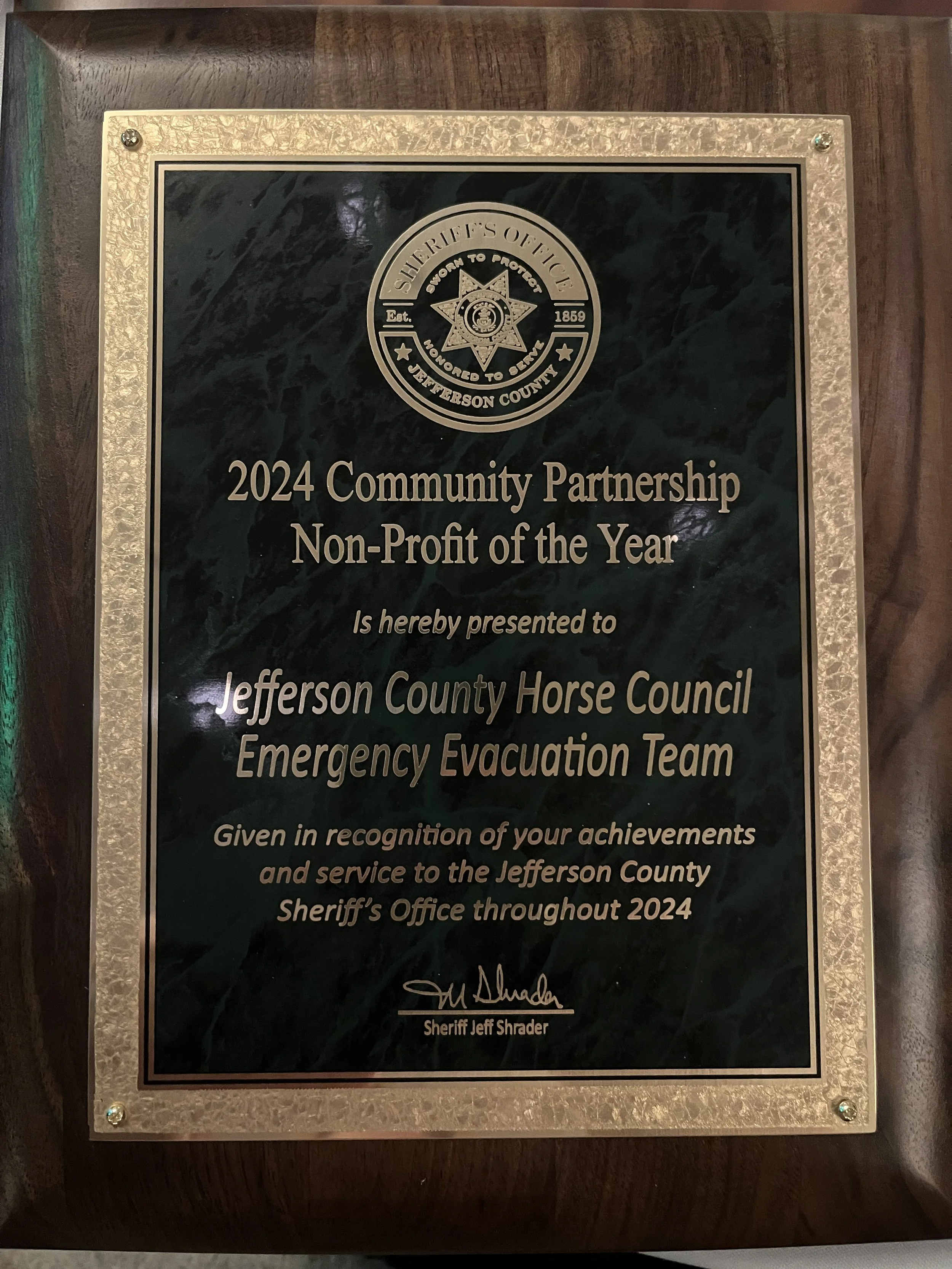 The 2024 Community Partnership Non-Profit of the Year Award - March, 2025