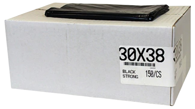 Garbage Bags 30 x 38 - Black Strong