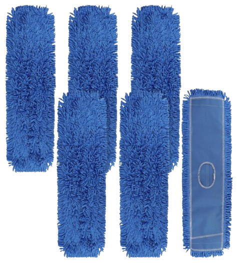 Breakaway Pro-Stat Dust Mop Head Blue Slip-On (24 inch & 36 inch)