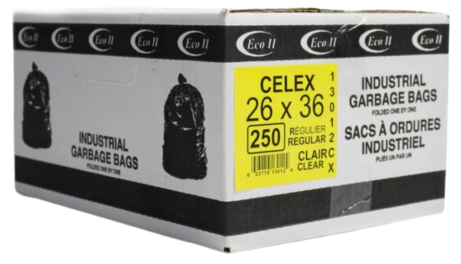 Garbage Bags 26 x 36 - Clear Regular