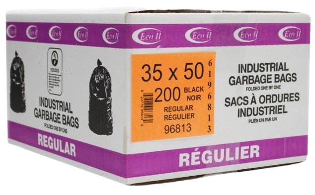 Garbage Bags 35 x 50 - Black Regular
