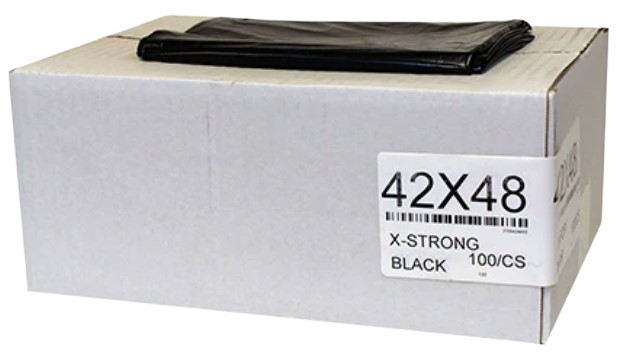 Garbage Bags 42 x 48 - Black X-Strong