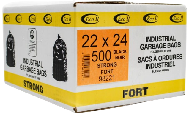 Garbage Bags 22 x 24 - Black Strong