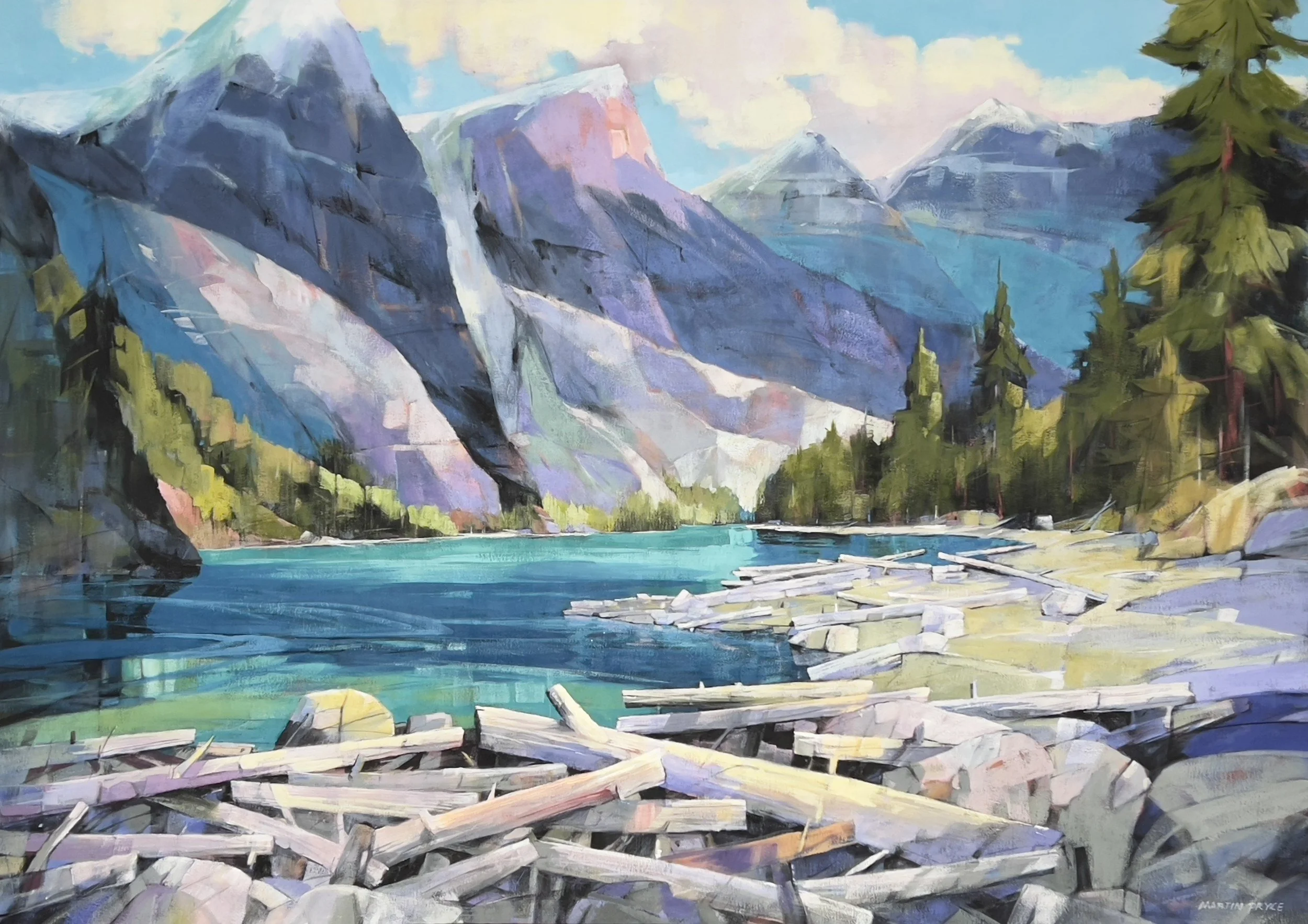 Lake Louise &amp; Moraine Lake Paintings: Original Banff Art