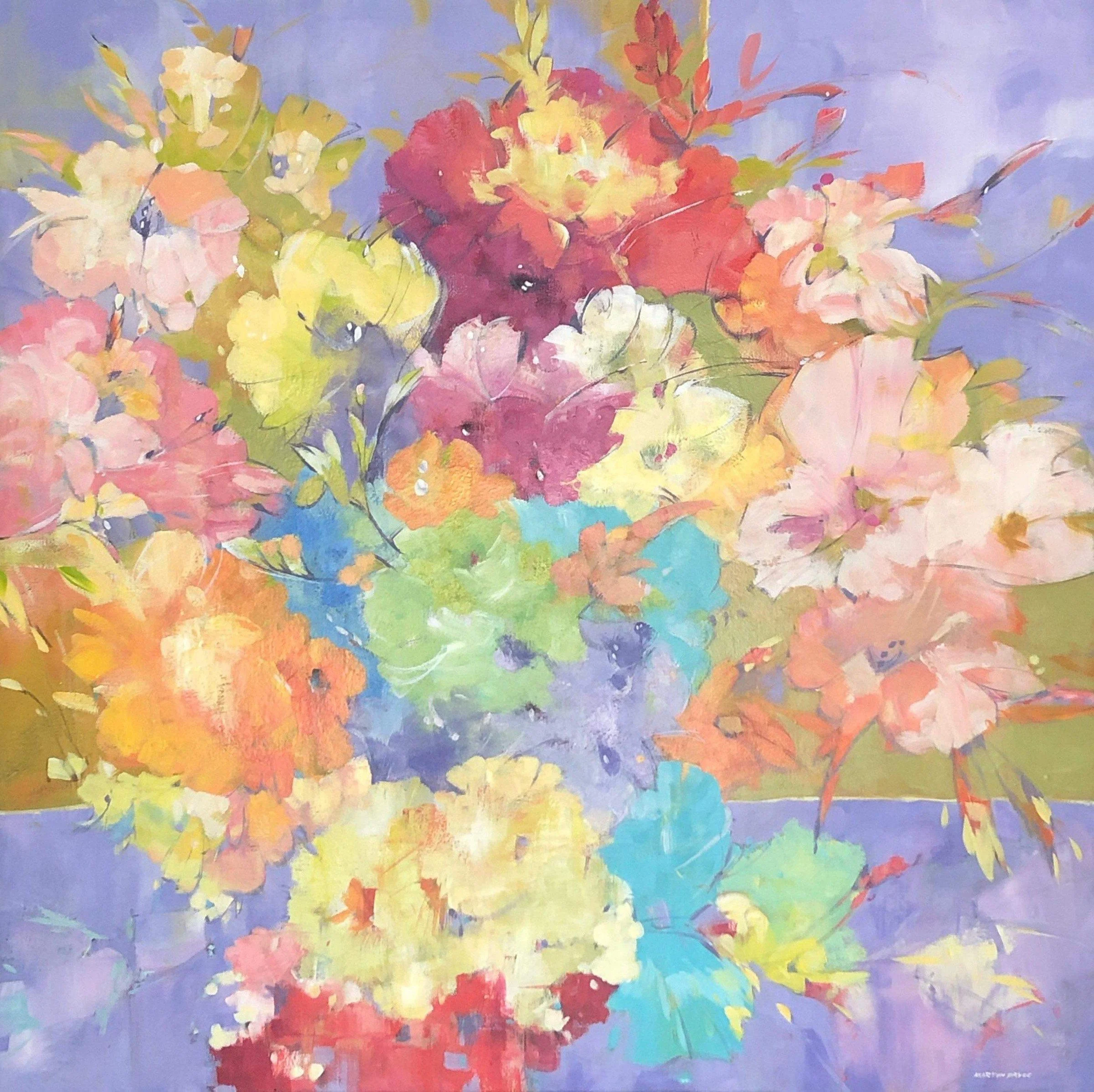 Original Floral Paintings: Bold, Contemporary Flower Art
