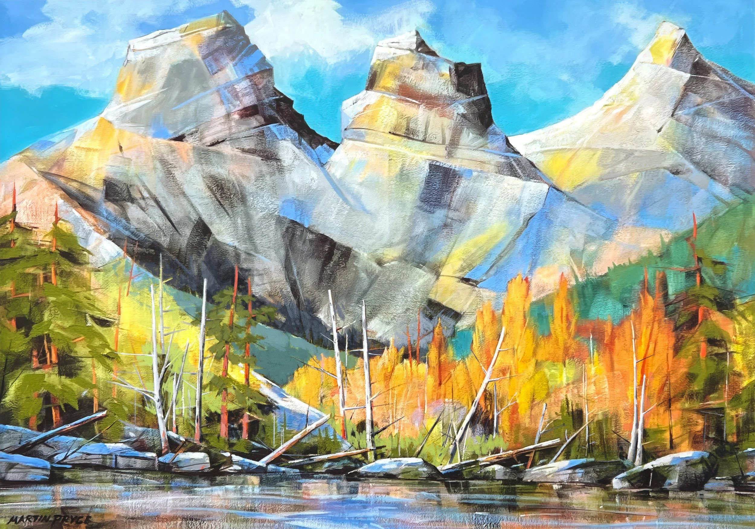 Three Sisters, Canmore (Resin Coated)