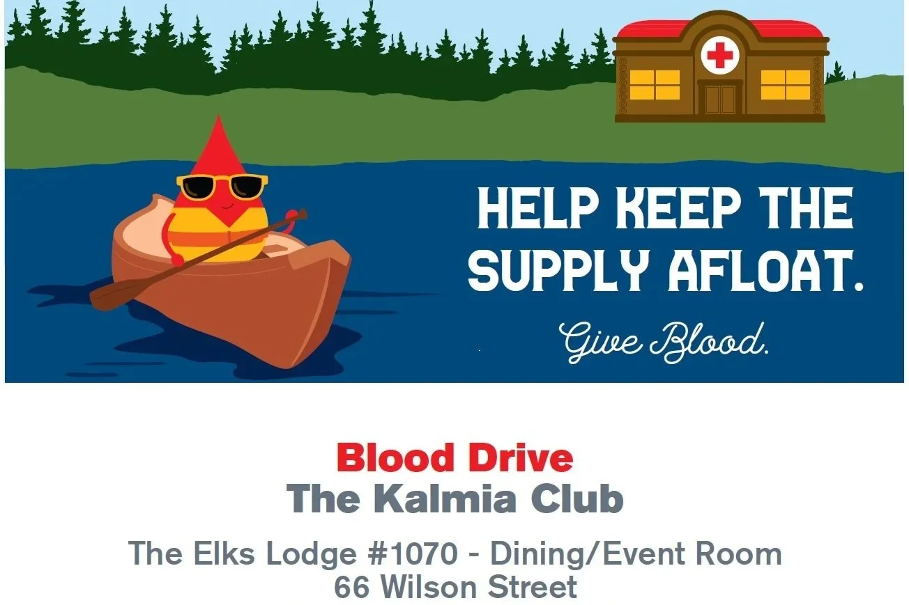 Kalmia Club - Summer Blood Drive