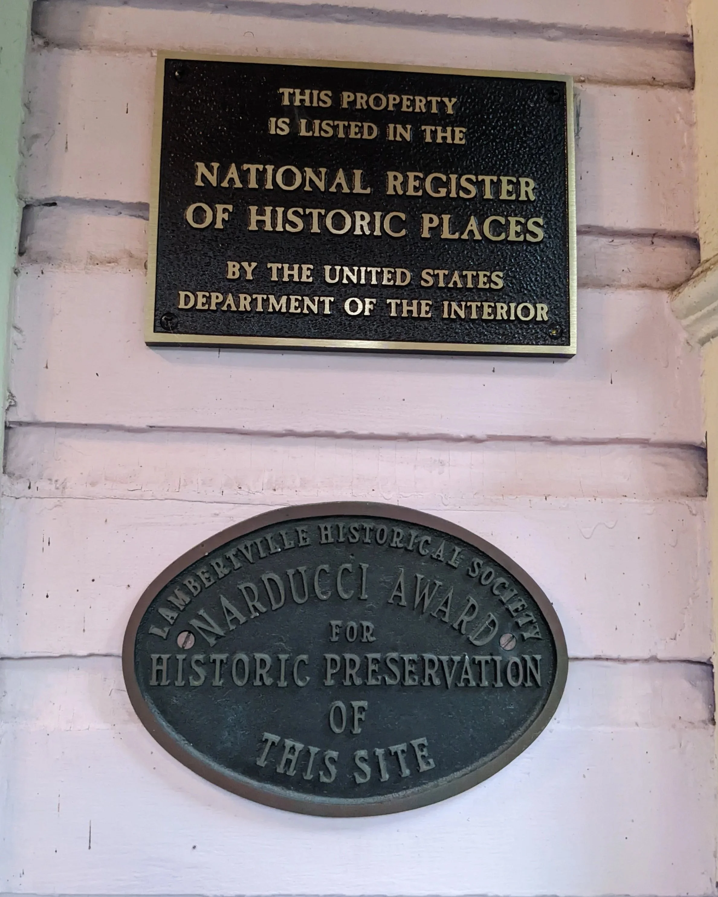Our clubhouse was recognized by the U.S. Department of the Interior in the State and National Register of Historical Places
