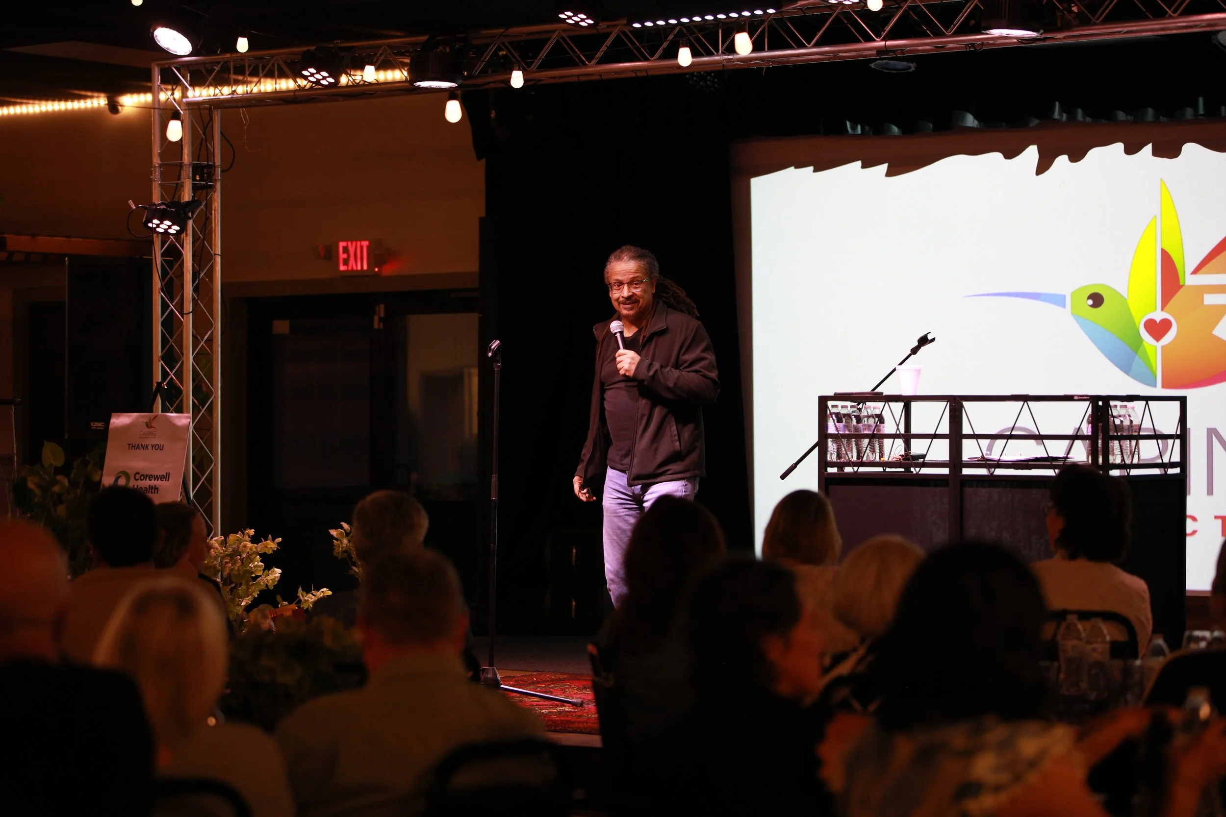 Dwayne working the room.JPG