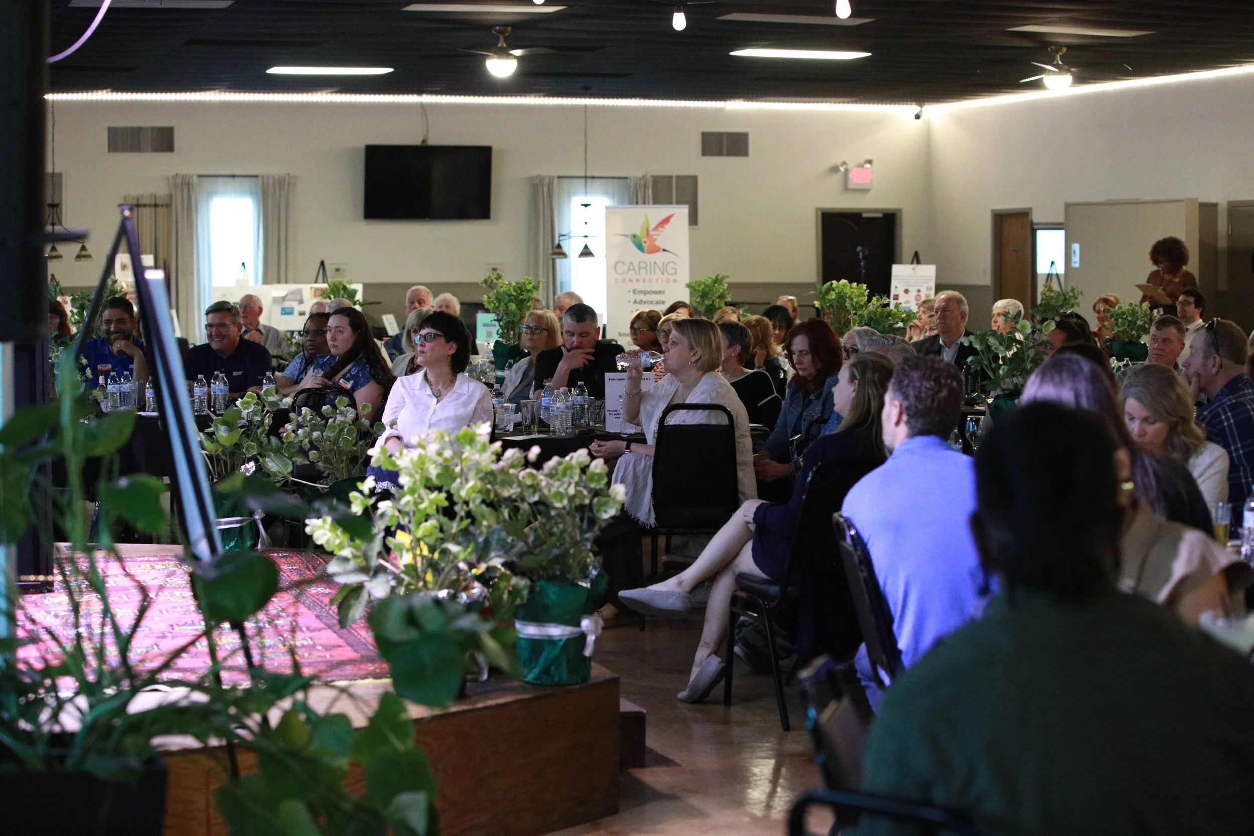 A full house of connected caring people.JPG