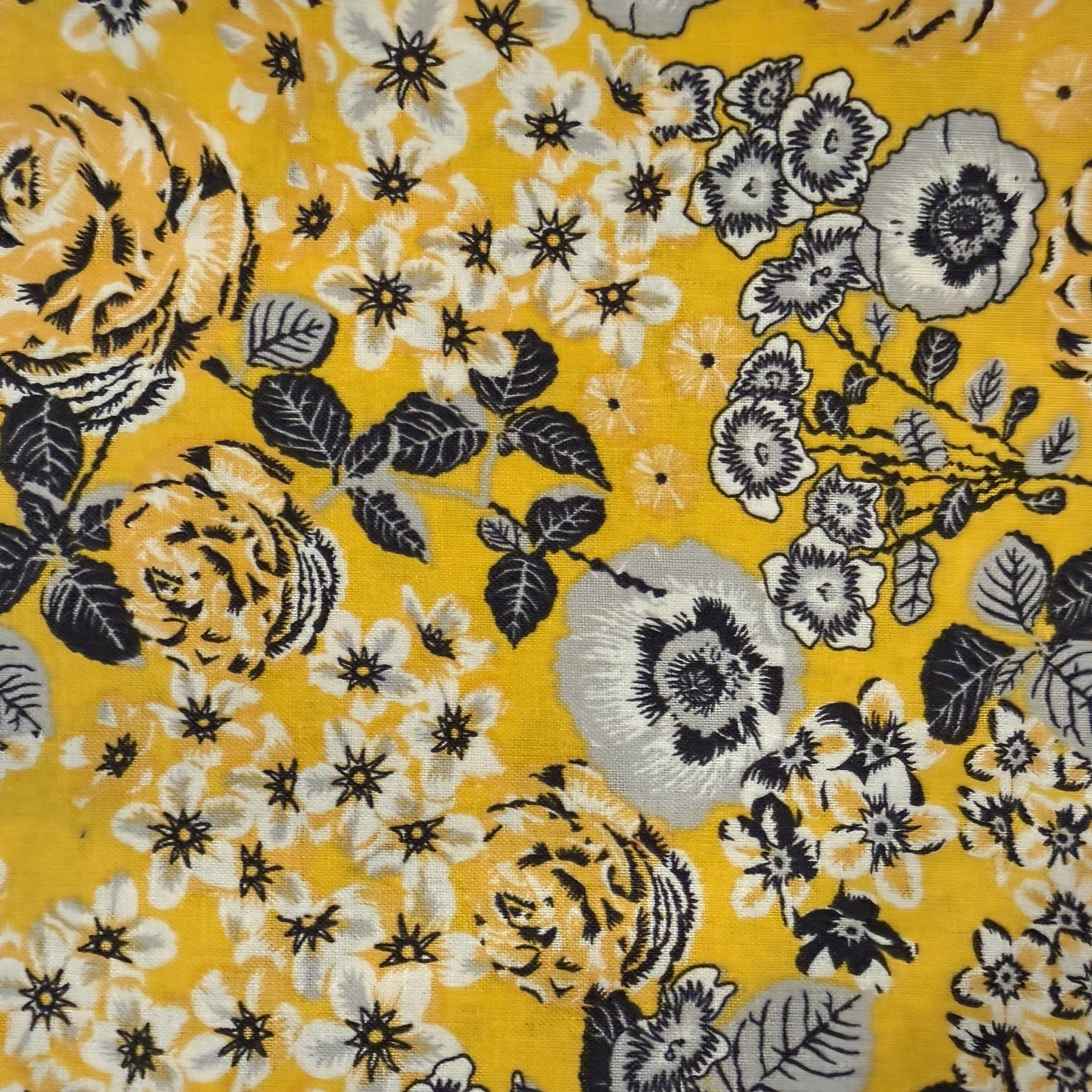 Flowers On Yellow
