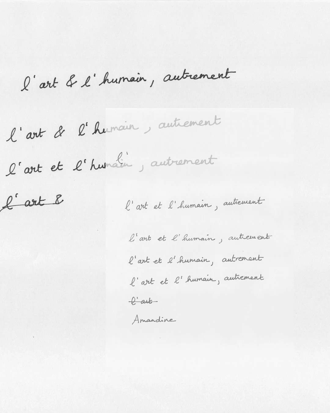 Parce que je vous implique &agrave; 100% dans la cr&eacute;ation, vous devenez mon partenaire cr&eacute;atif. Et je ne dit pas cela &agrave; demi-mot, &agrave; vous les stylos !

Cela me tient &agrave; coeur que votre image de marque vous ressemble p