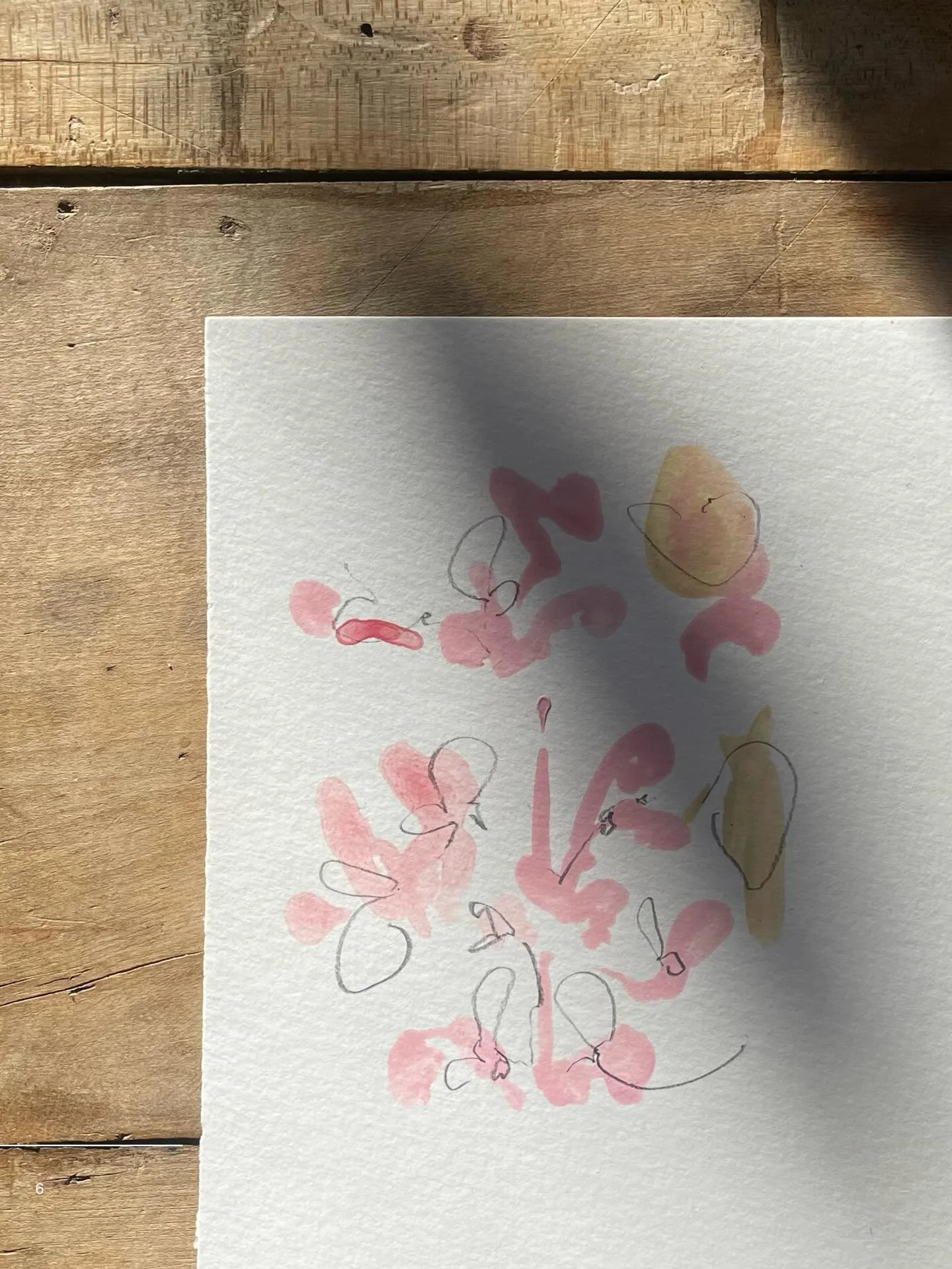 L&rsquo;&eacute;t&eacute; dernier, j&rsquo;ai eu la chance de ressortir mes pinceaux pour cr&eacute;er une demande sur-mesure, la r&eacute;alisation d&rsquo;un faire-part. 

J&rsquo;ai eu carte blanche (ou presque) - Ses formes abstraites ont &eacute