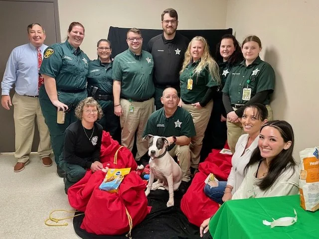 Delivering toys and treats to Polk County Animal Control in Winter Haven, Florida, in December 2025 was such a special treat. Even more meaningful, they honored Karen by naming one of their shelter pups after her. We’ll always treasure that thoughtfu