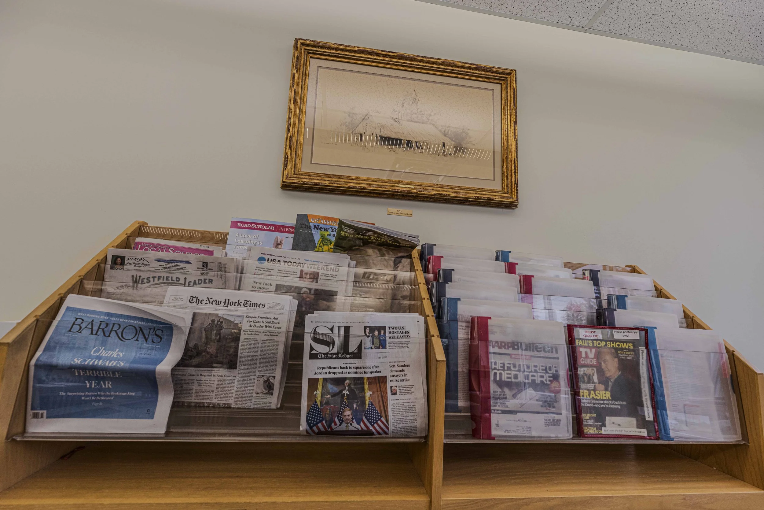 Magazines and Newspapers at the Cranford Public Library — The Cranford