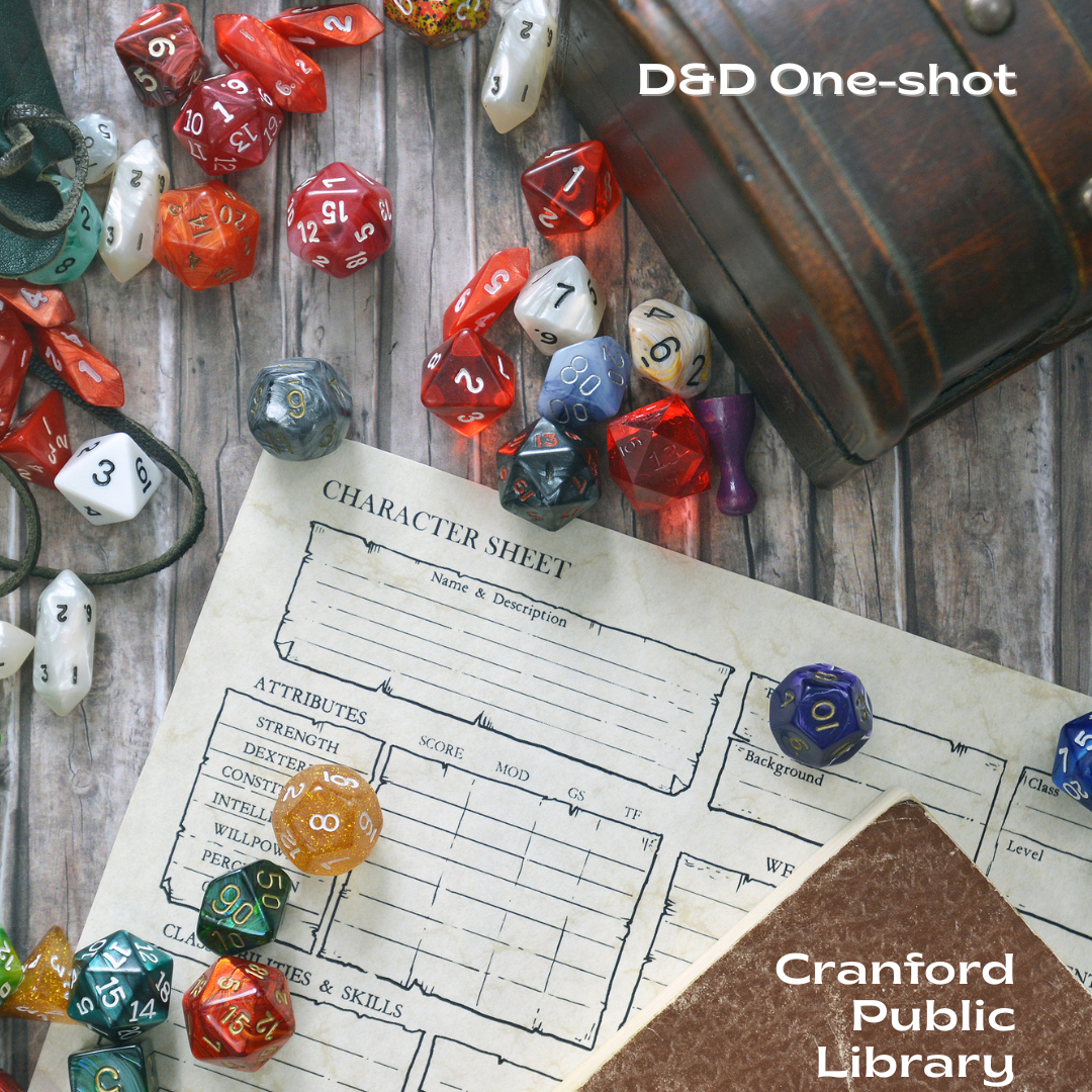 D&D One-shot, ages 7+