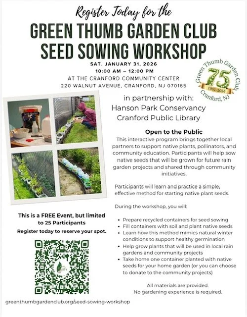 Green Thumb Garden Club Seed Sowing Workshop