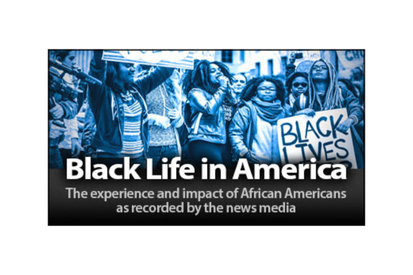 Logo for Black Life in America Online Resource Available from the Cranford Public Library in New Jersey.png