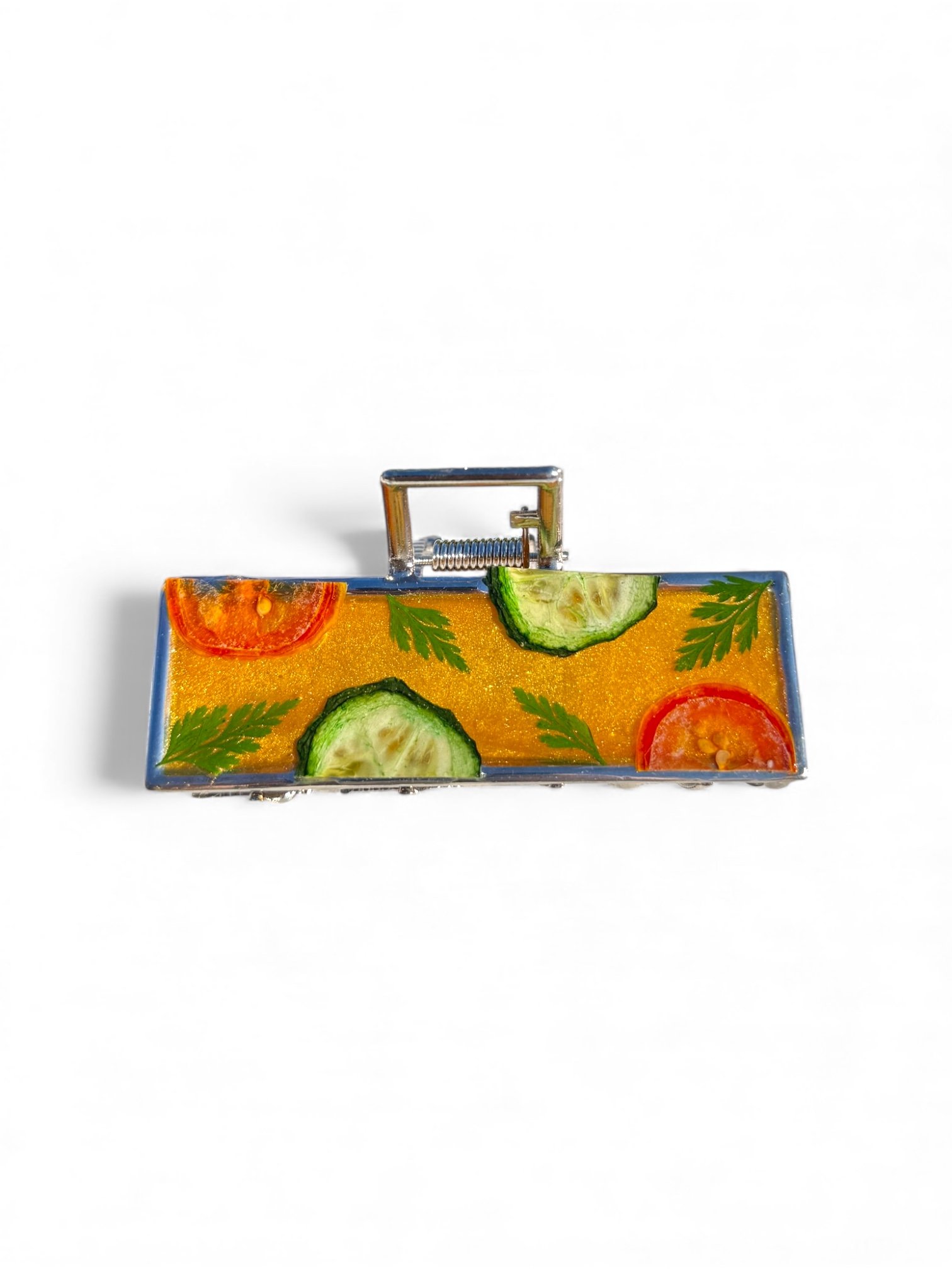 “Garden Salad” hair clip