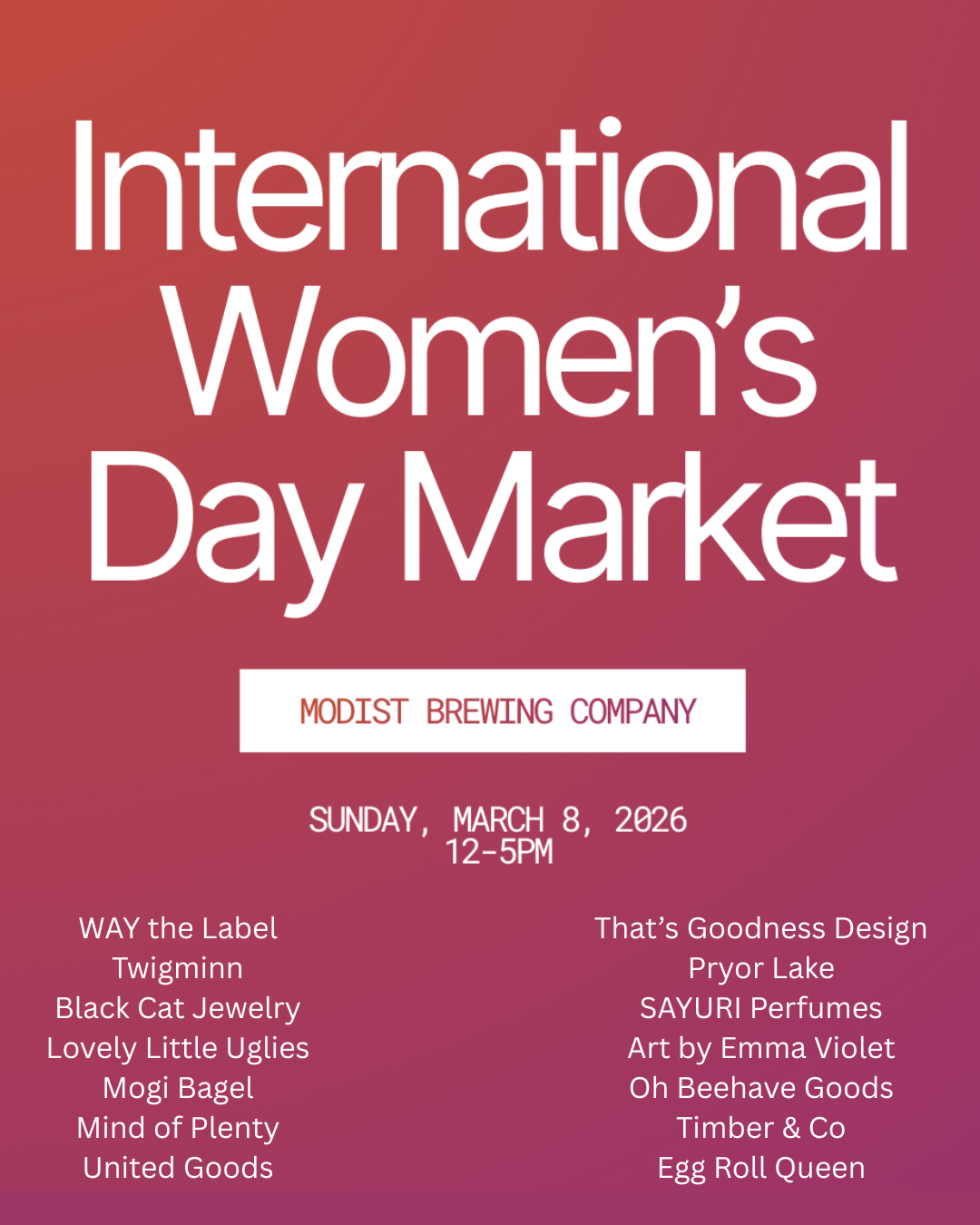 International Women's Day