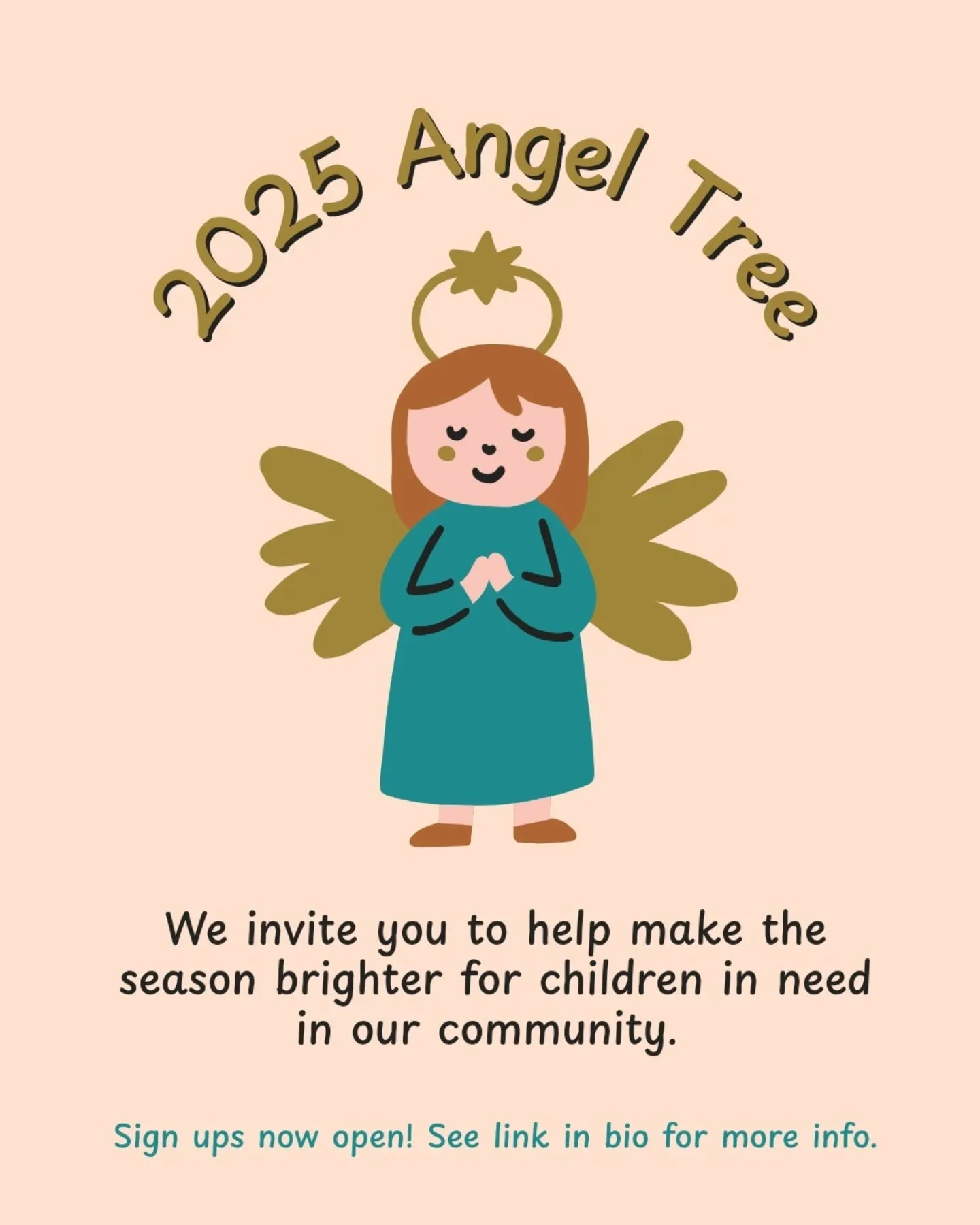 Our&nbsp;School Angel Tree Program&nbsp;is officially underway, and we&rsquo;re inviting our amazing families to help make the season brighter for children in our community. 💛

🌟&nbsp;Sponsor an Angel:
Choose a child from our Angel Tree and shop fo