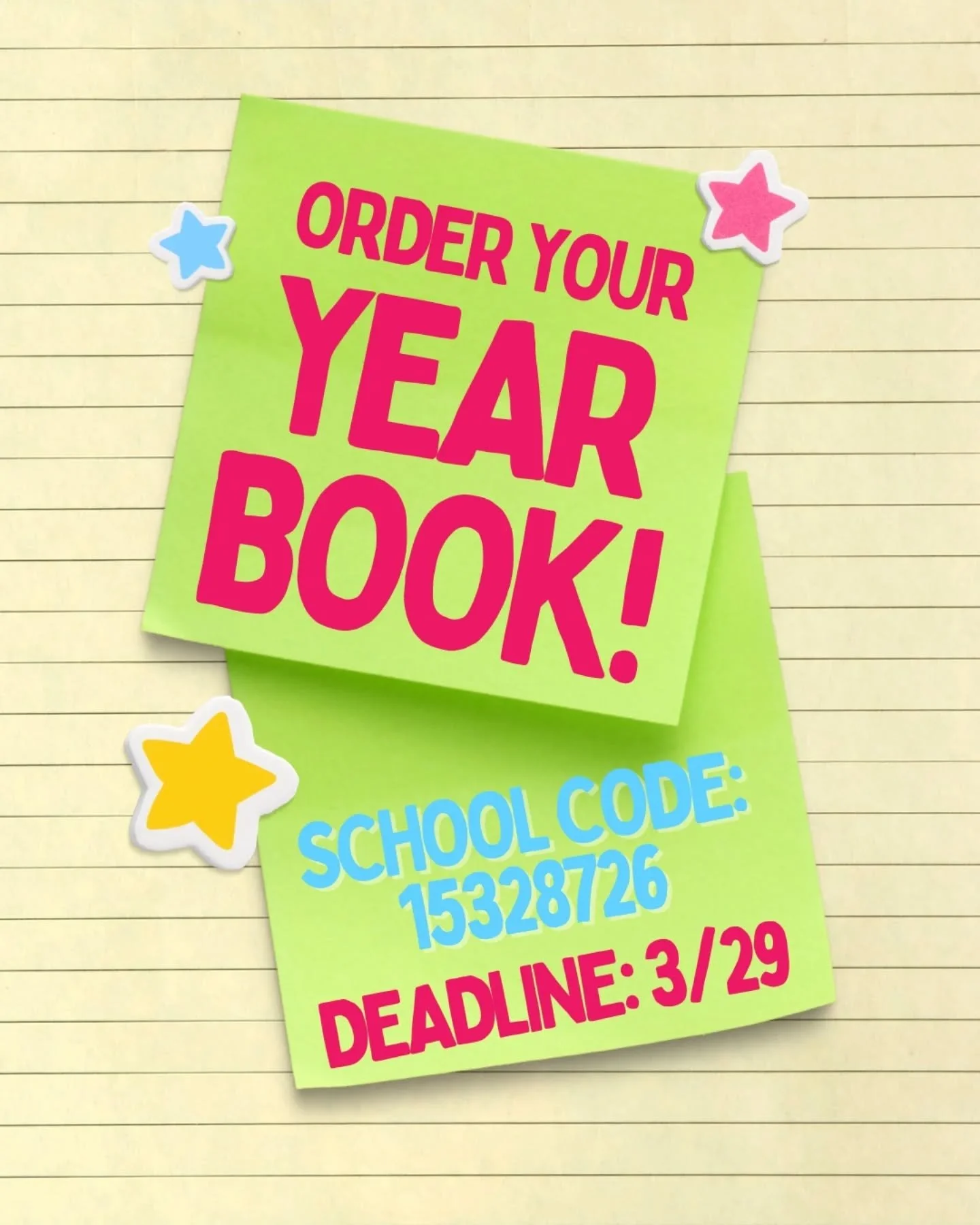 Got your yearbook yet? On sale now through March 29th! Order your 2025-2026 yearbook for $25 today! Link in our bio! Note: school code is ID15328726.