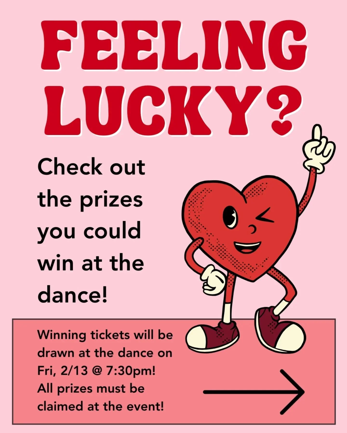 👀 Take a peek at the prizes you could win at the Valentine's Dance this Friday! The more tickets you get the more chances you have to win! See the link in our bio to purchase prize tickets! 

Winning tickets will be drawn at the dance on Friday, 2/1