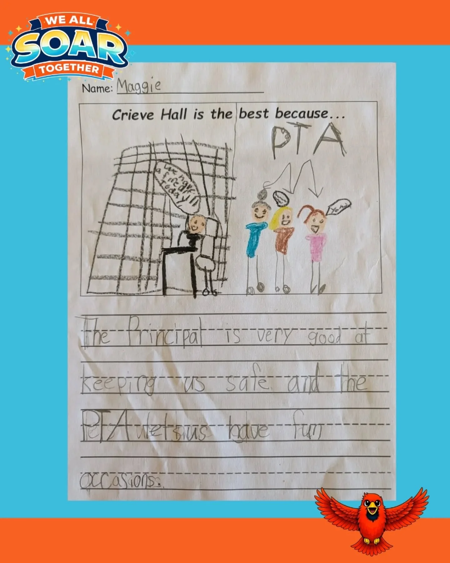 Their words say it best. ✏️💛
This is what we&rsquo;re raising $60K for.
Every note = a reason to give. #SOARwithUs