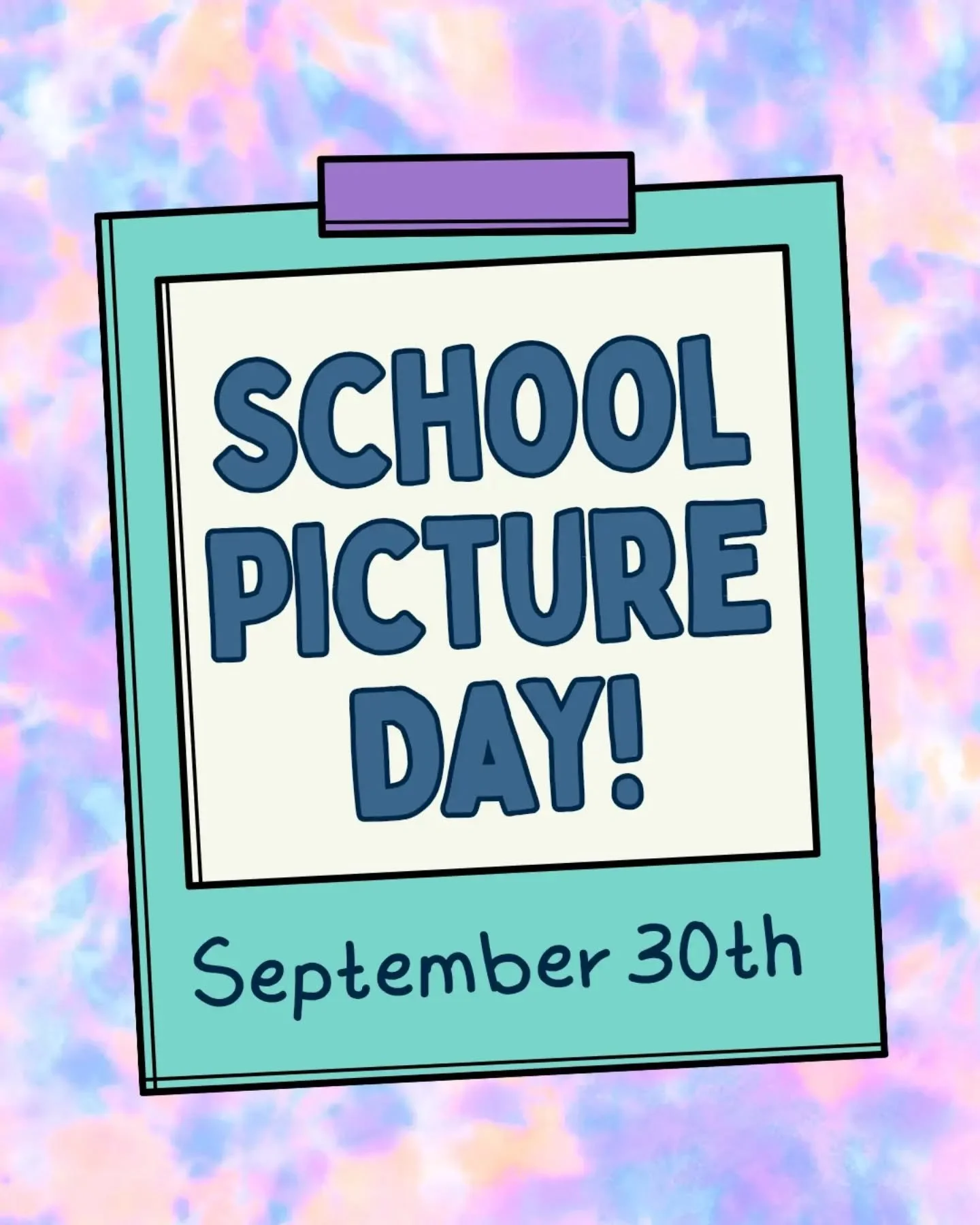 📸 SAVE THE DATE!  School Picture Day is Wednesday, September 30th! 📸

We need a little help behind the scenes! We&rsquo;re looking for 5 volunteers to help from 8:15&ndash;10:30 AM that morning. Volunteers will help the photographers organize stude