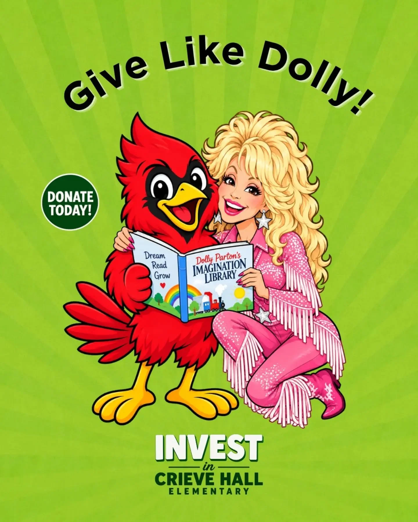 ✨💗 GIVE LIKE DOLLY! 💗✨

Today, September 25, Nashville is celebrating its first-ever Give Like Dolly Day &mdash; and it just happens to fall on the FINAL DAY of our Invest campaign! ❤️

Dolly has shown us what can happen when we invest in children,
