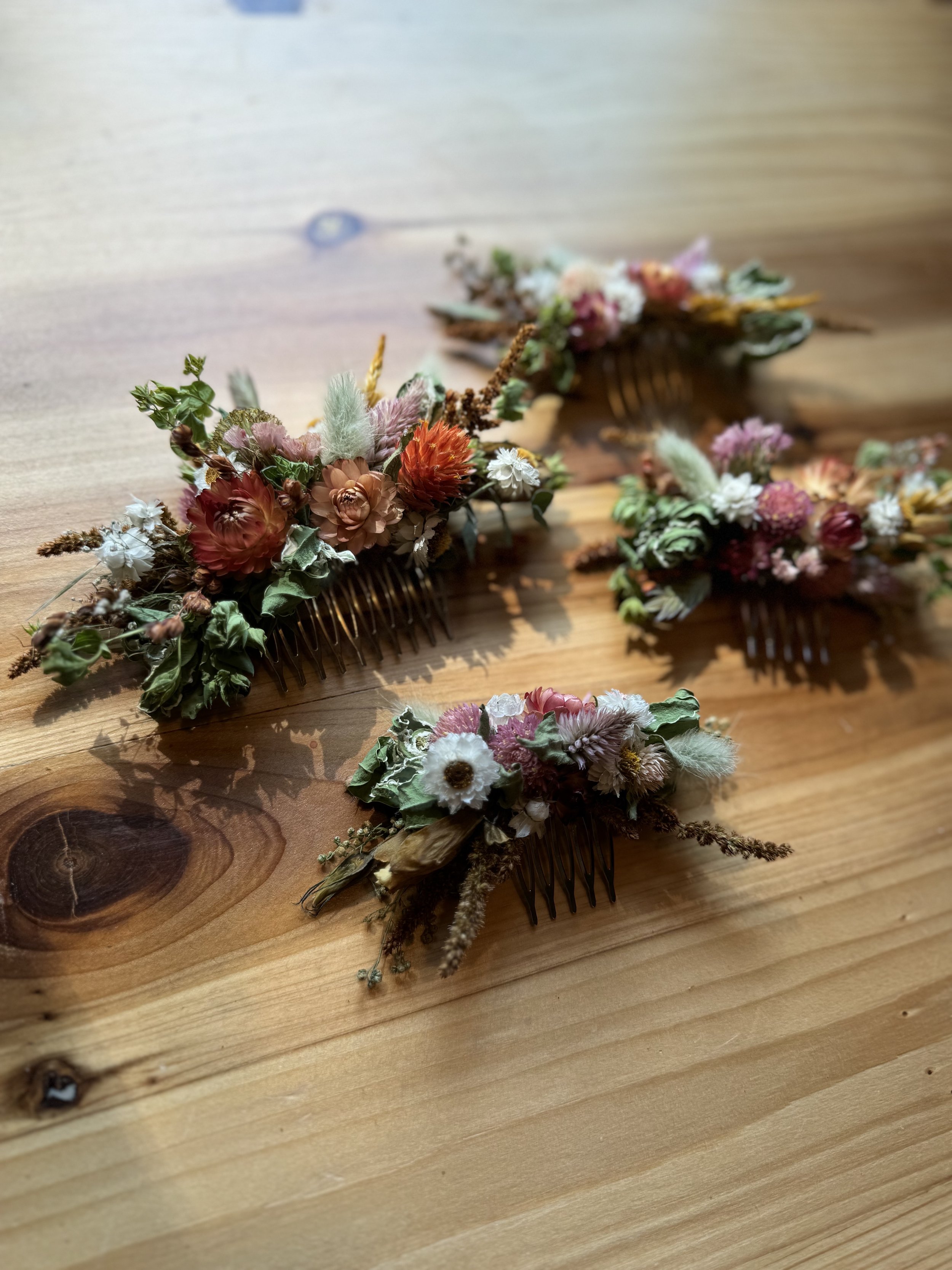Dried Flower Hair Comb Workshop