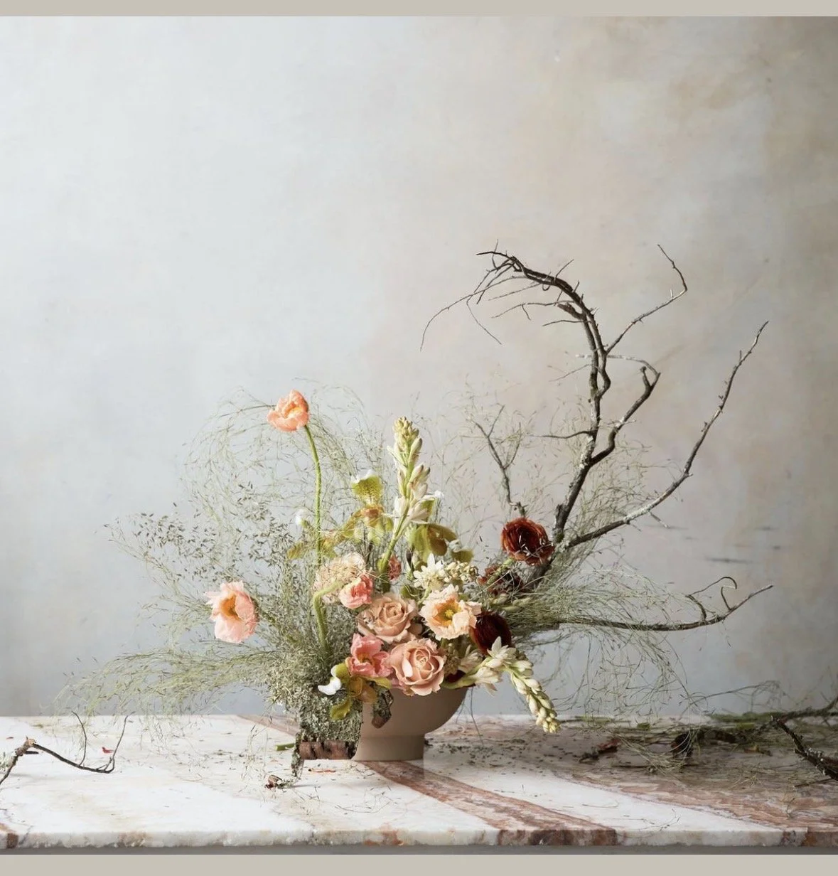 Centerpiece Arrangement // August Floral Artistry Workshop