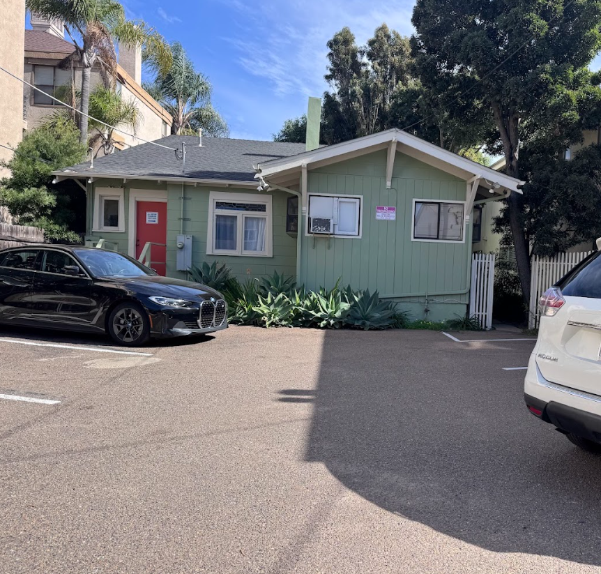 Hillcrest Office - Parking lot behind building