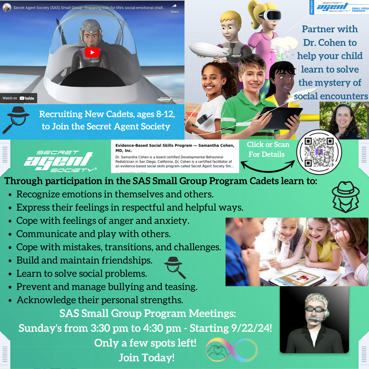 Evidence-Based Social Skills Program — Samantha Cohen, MD, Inc.