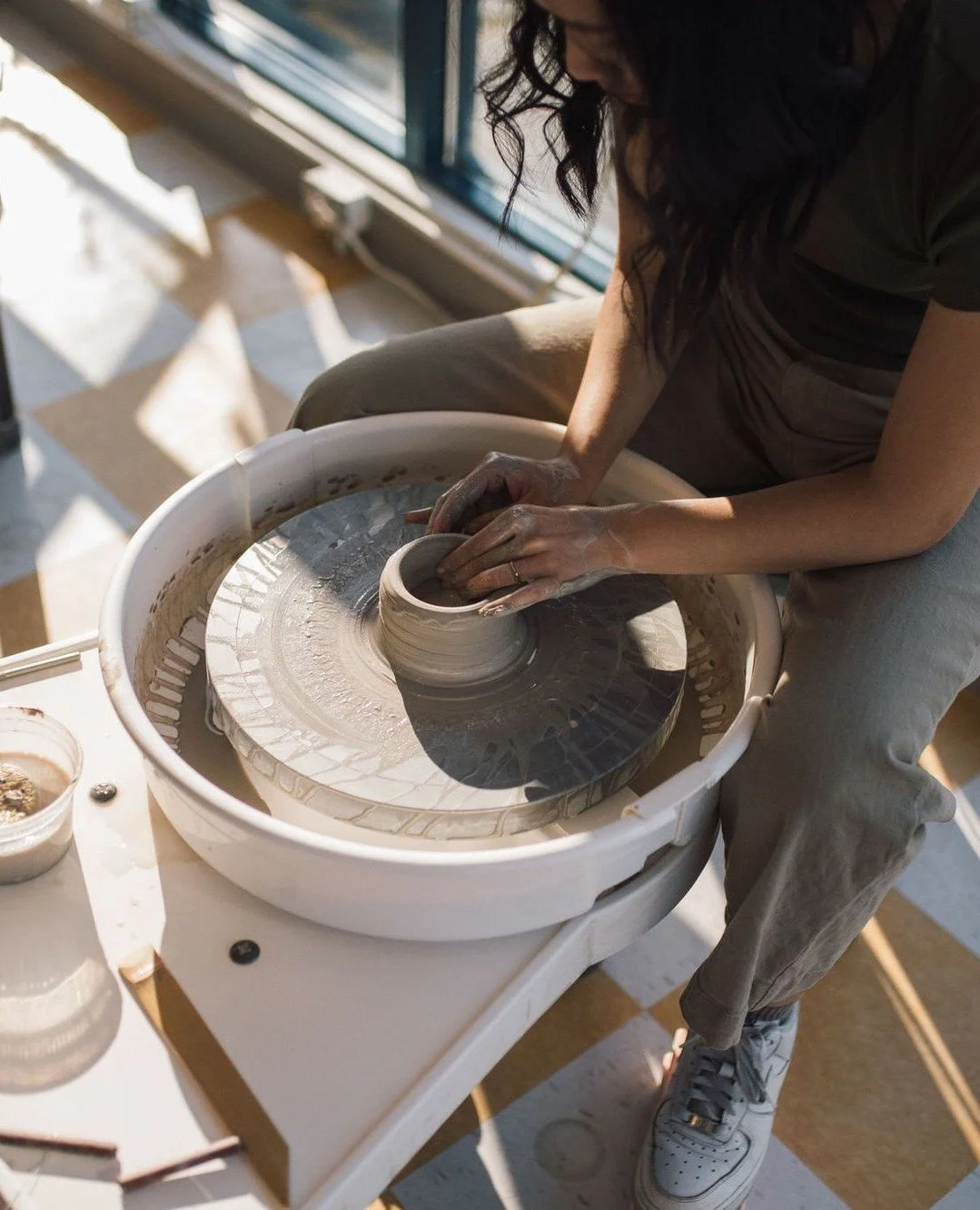 Our Tuesday Continuing Wheel class still has a few spots left! Are you free from 10:30AM-1:30PM on Tuesdays in Jan &amp; Feb and looking to further your wheel skills this year? Visit the link in our bio to sign up for available multi-week classes.