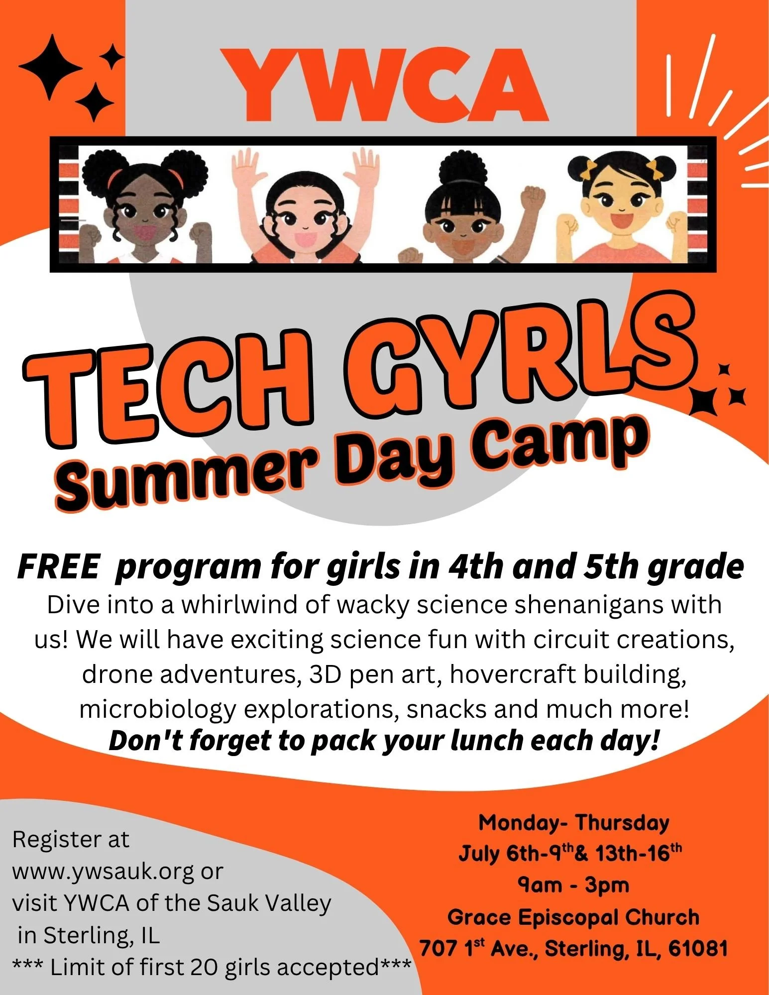 Sterling TECH GYRLS Summer Day Camp 
