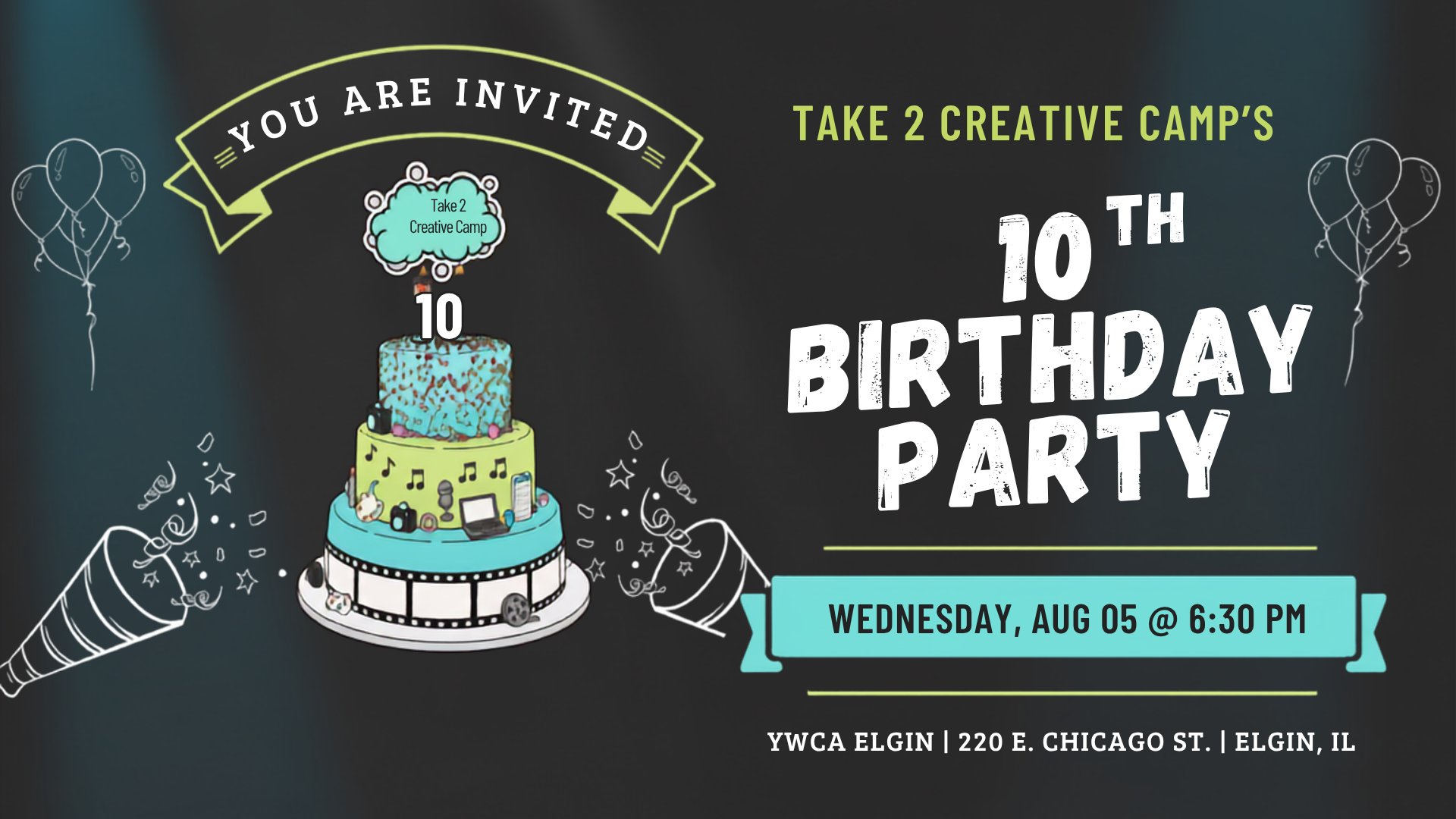 Take 2 Creative Camp Turns 10!
