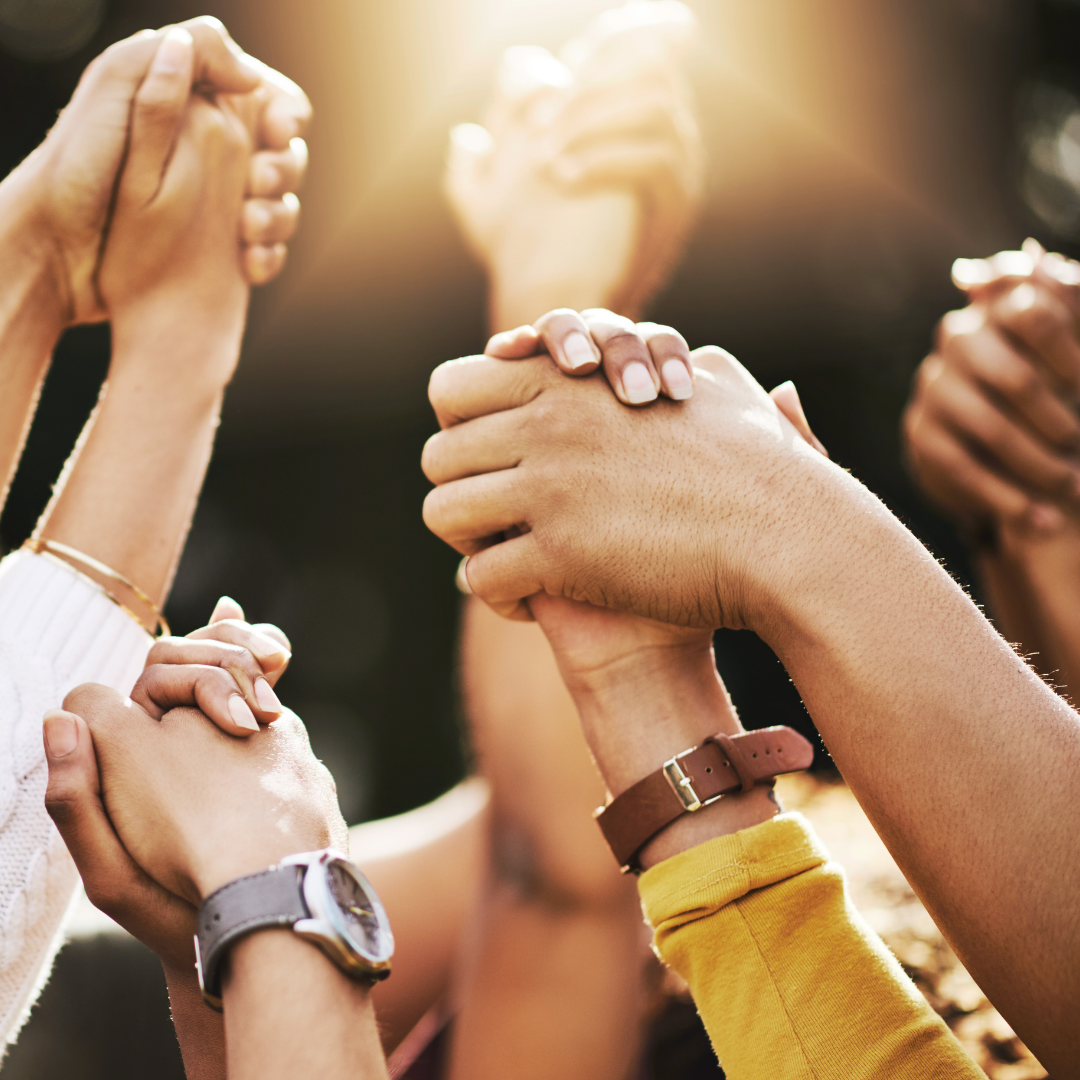 Diverser Group of People Holding hands
