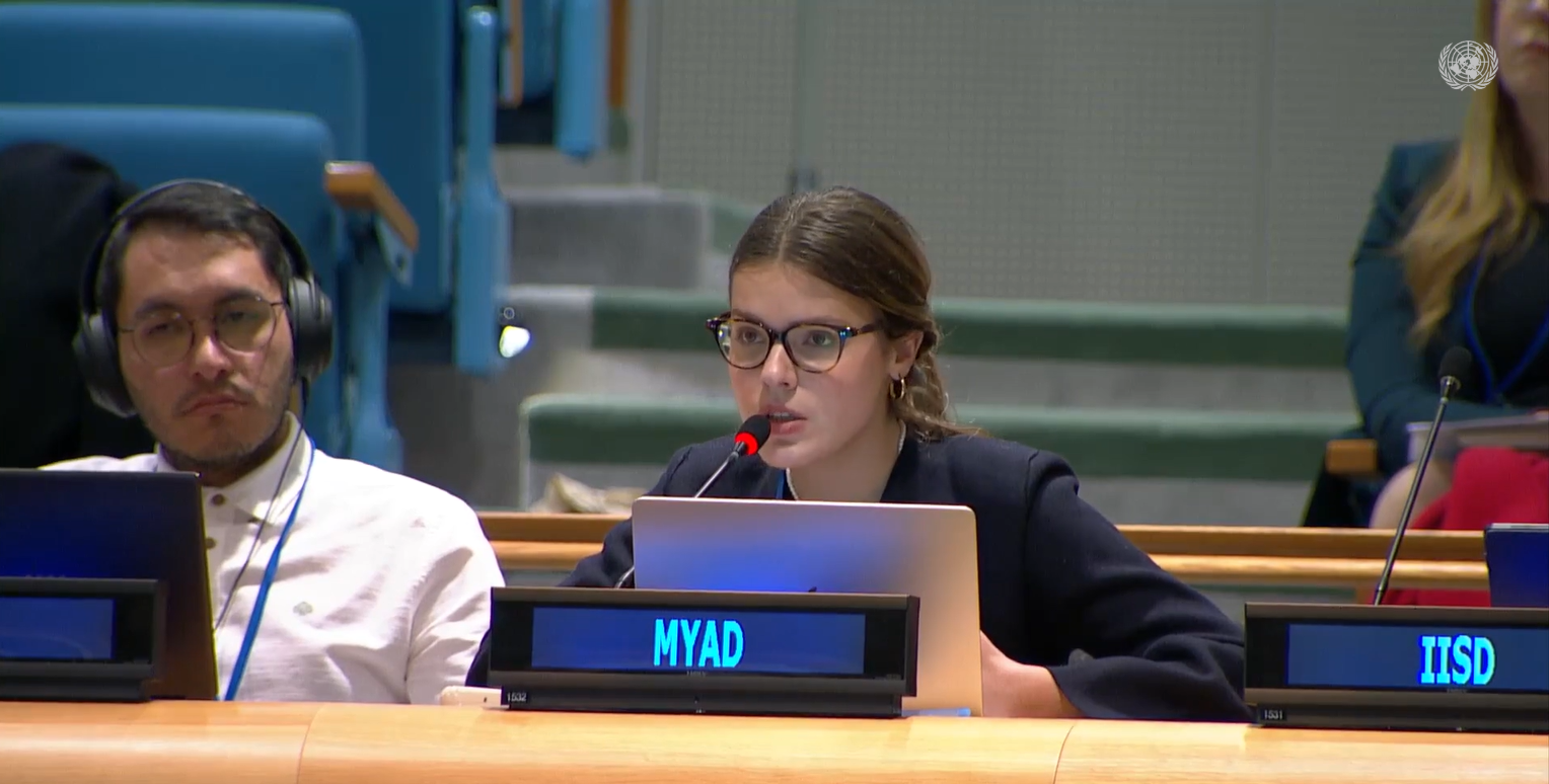 What does MYAD really do? Laia’s reflections on the UN CSocD and Tax Convention