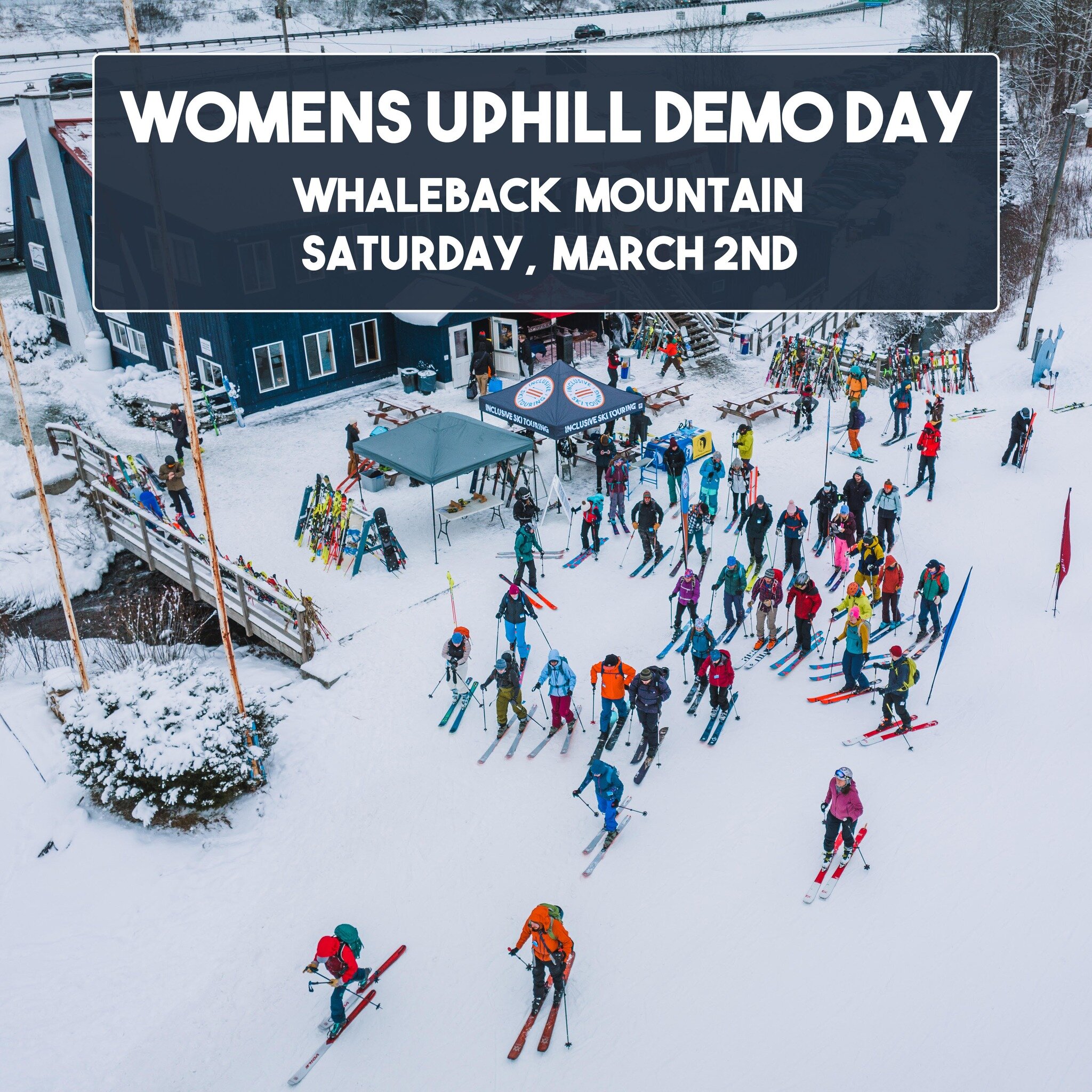 We are excited to be hosting @inclusiveskitouring for a Women&rsquo;s &amp; Non-Binary Uphill Demo Day on Saturday, March 2nd from 10:00 AM - 4:00 PM. 
The day will include multiple group uphill tours, uphill ski AND split-board gear demos, education