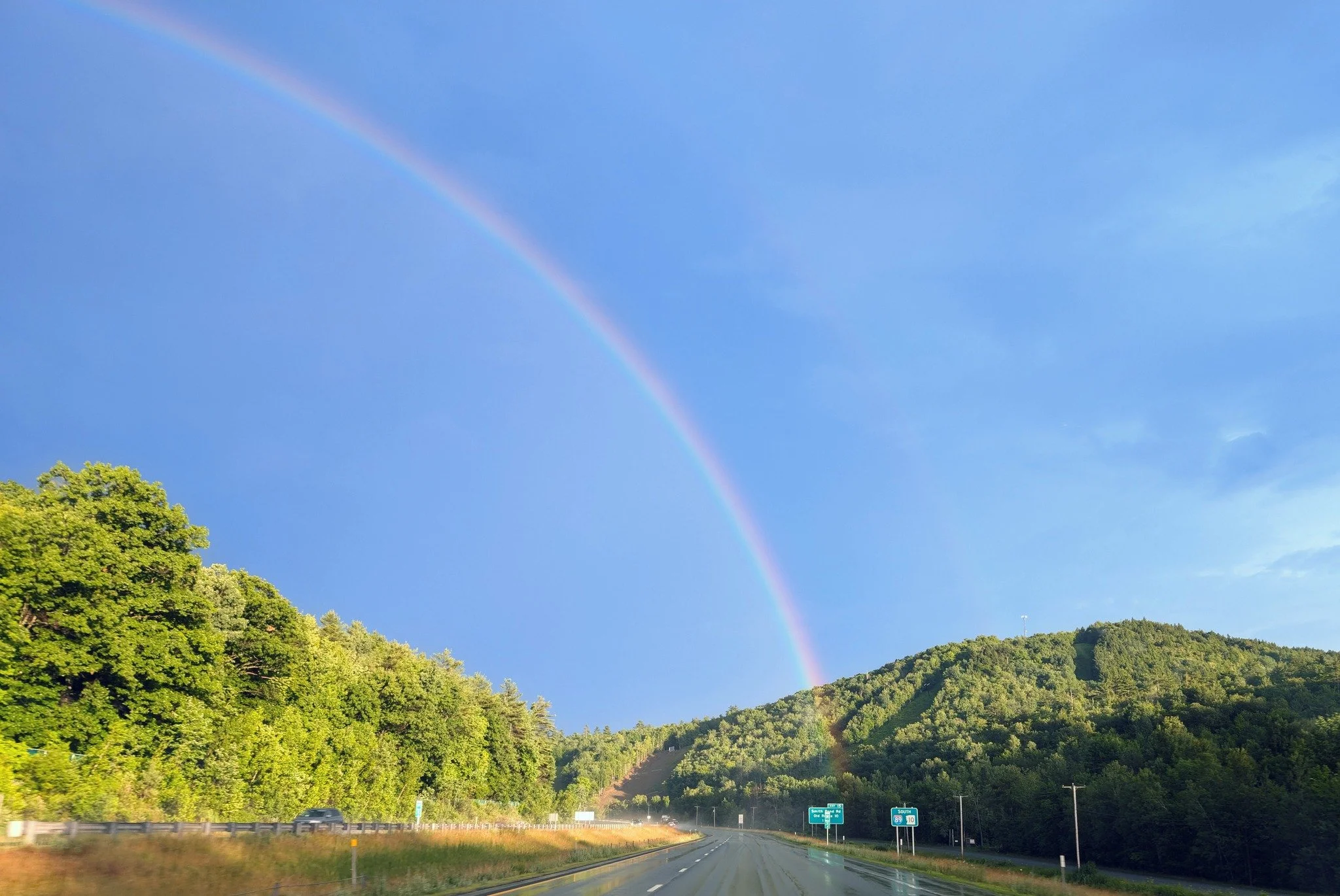 Luck shines on The Whale at the end of a rainbow 🌈🐳