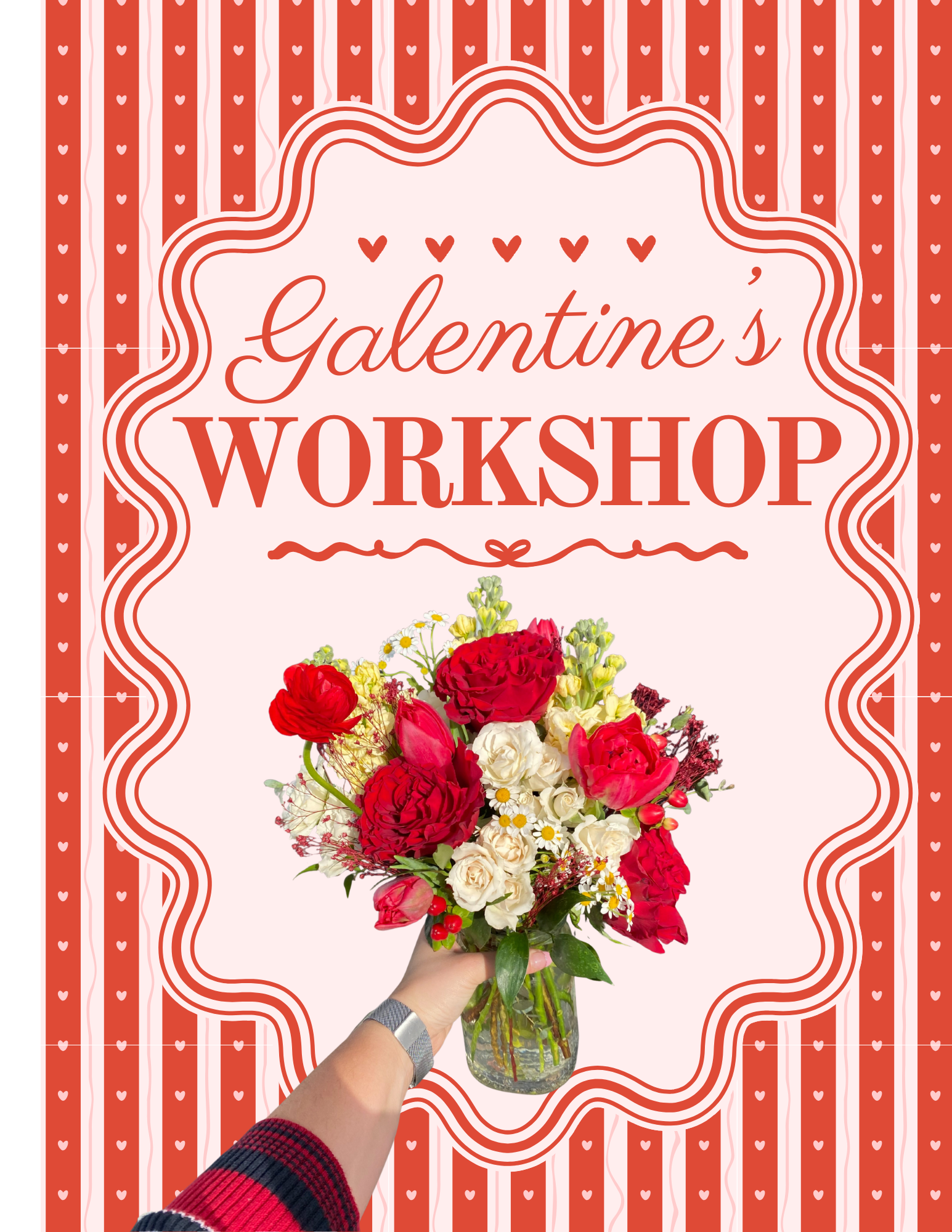 Galentine's Day Workshop 2/15 at 5pm