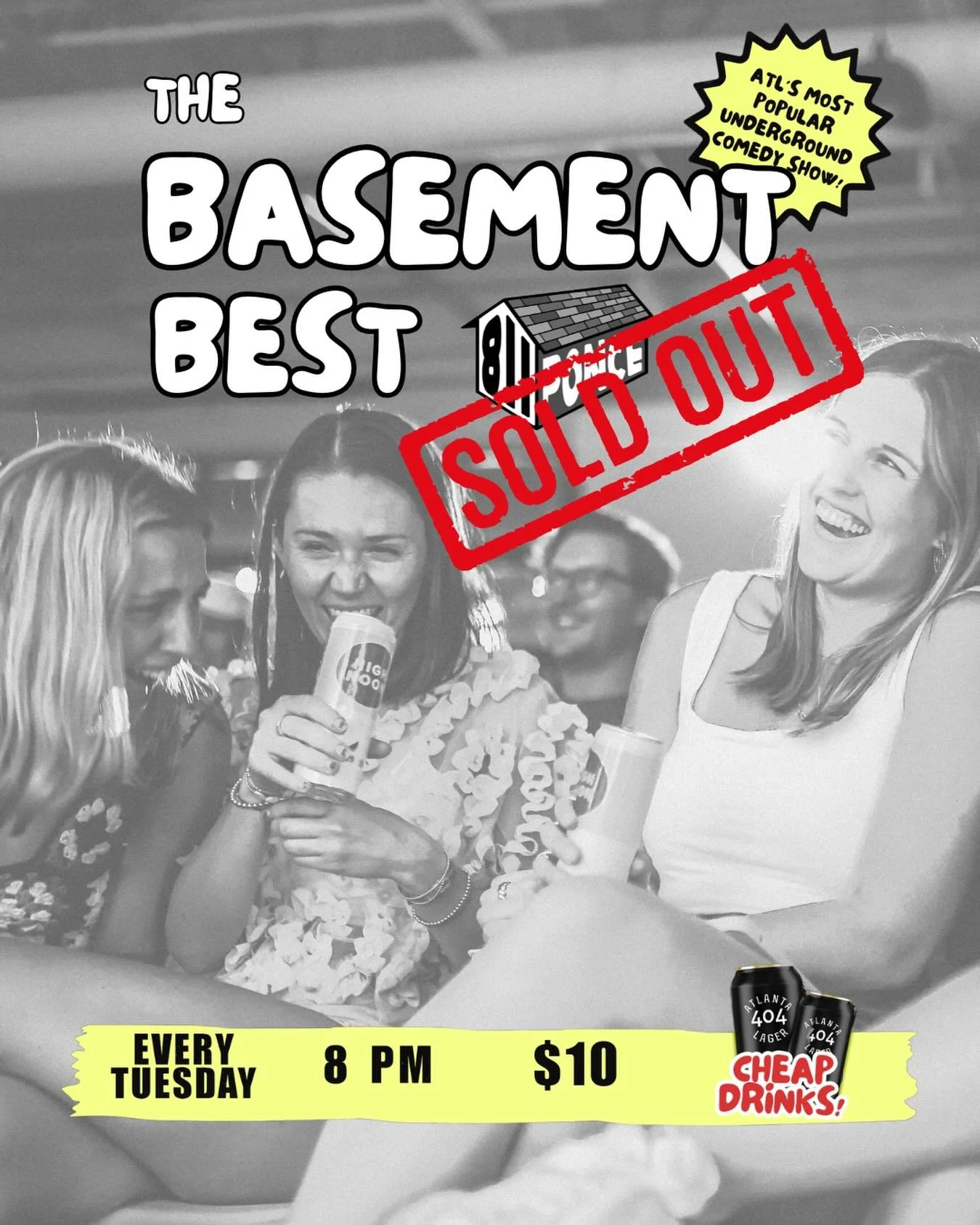 So, good news &amp; bad news&hellip;

Bad news, if you were looking for a ticket to tonight&rsquo;s show&hellip; we are sold out :(

Good news, we got shows every Tuesday Night! Crowds have been hot and we&rsquo;ve been selling out! Grab your ticket 