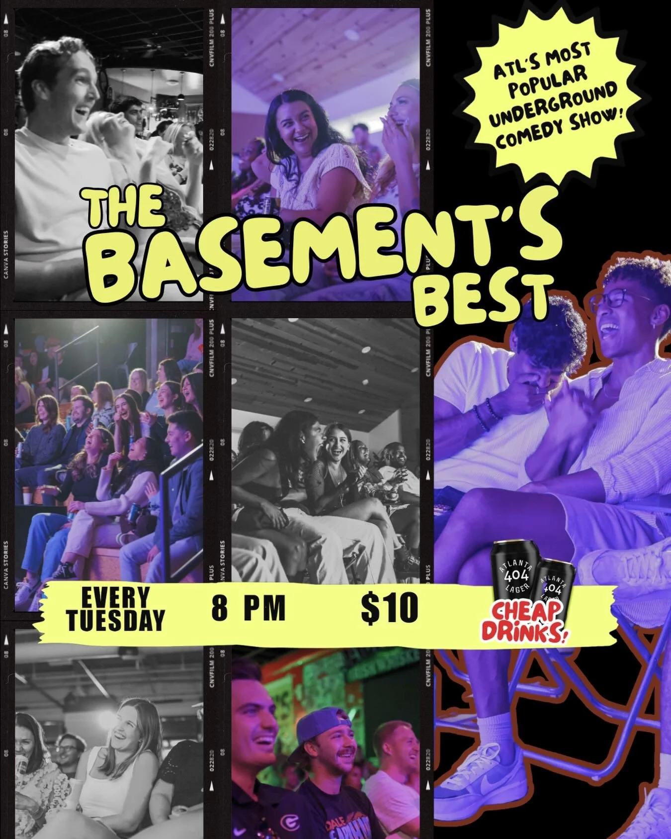 Everyone! Tomorrow! Come see the best show in ATL for ONLY $10?!
