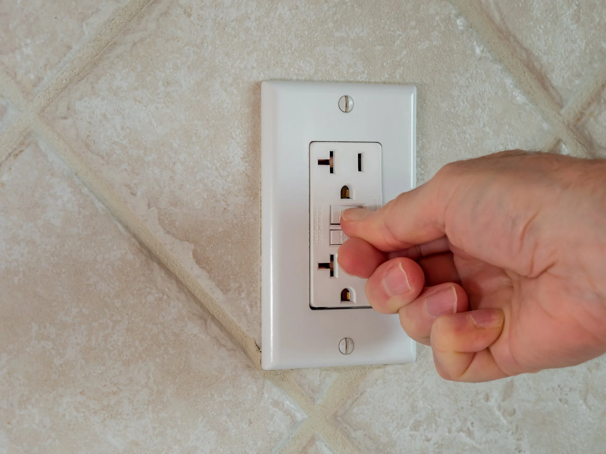 GFCI outlet reset