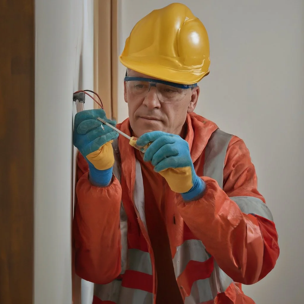 residential electricians wire a gfci outlet